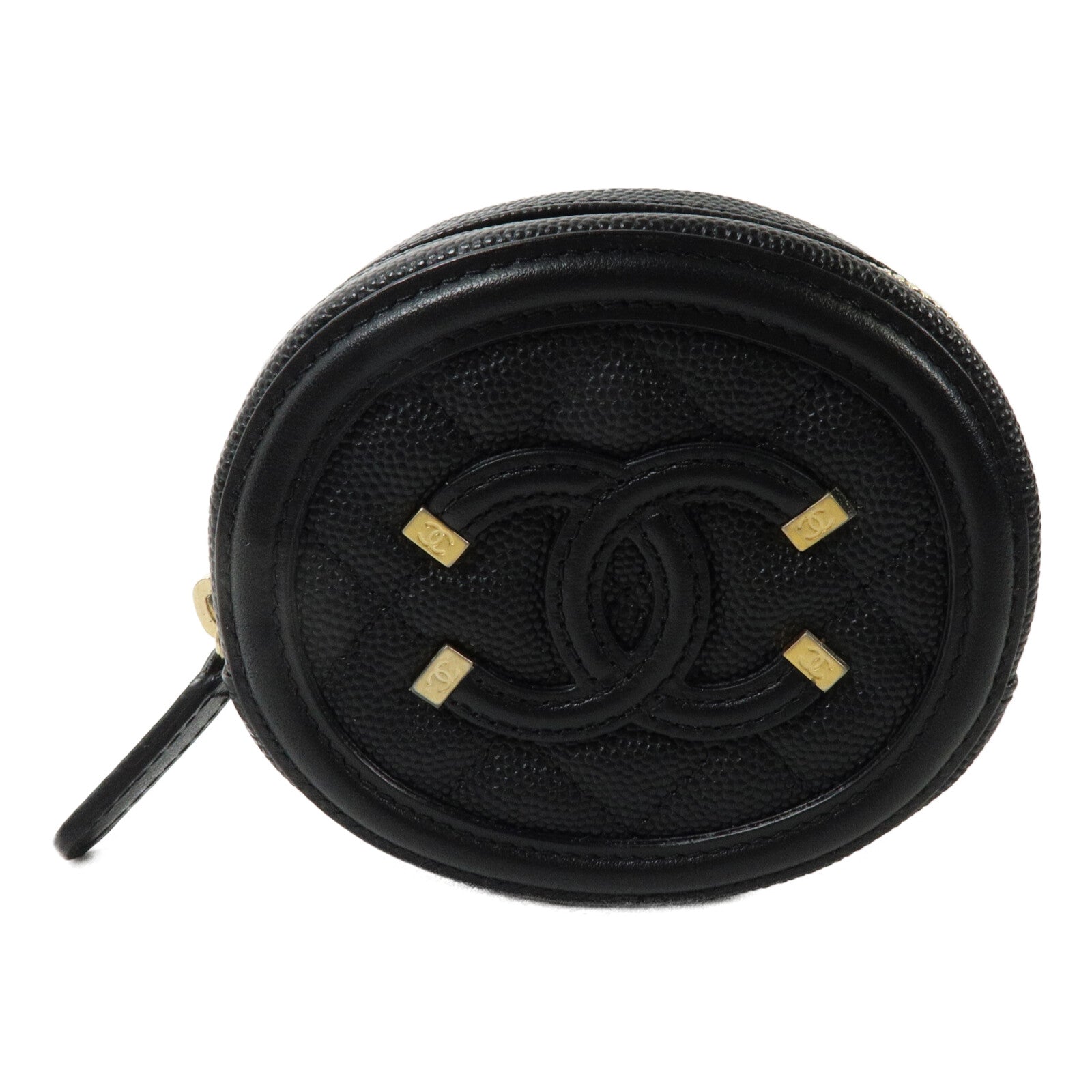 CHANEL 牛皮皮革Coin Case零錢包