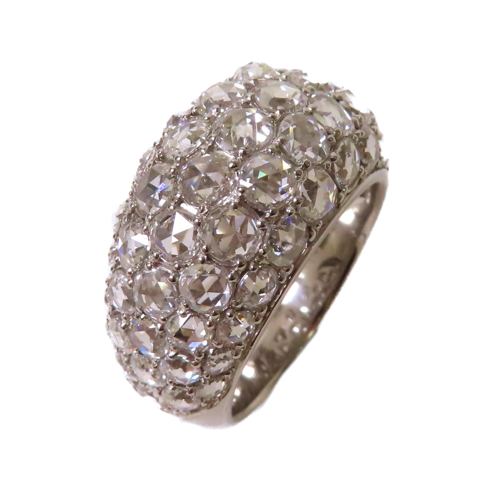JEWELRY 【激減優惠】PT900鉑金/4.39ct鑽石Diamond Ring戒指US#7.5