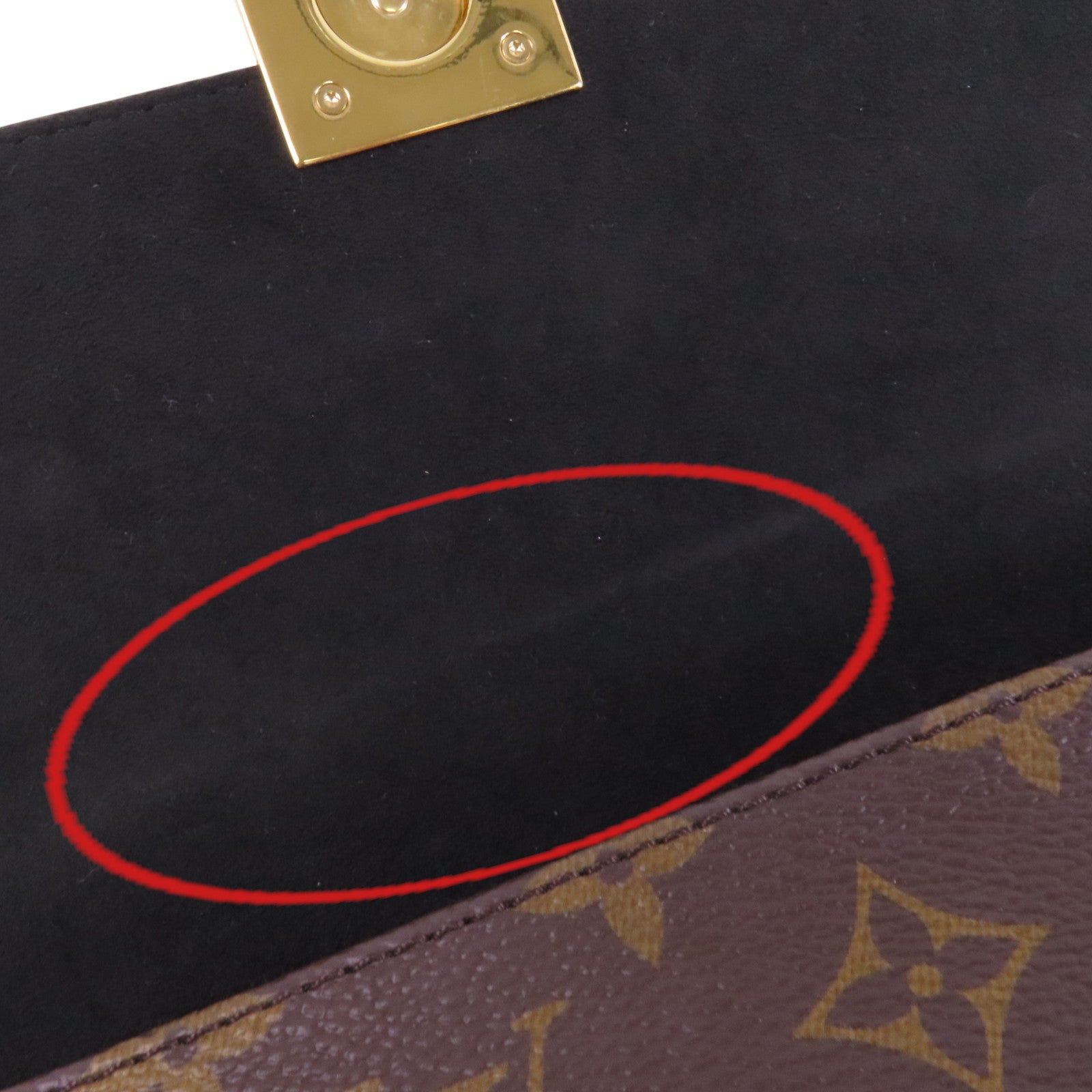 LOUIS VUITTON Monogram Locky BB金扣手挽肩背兩用袋
