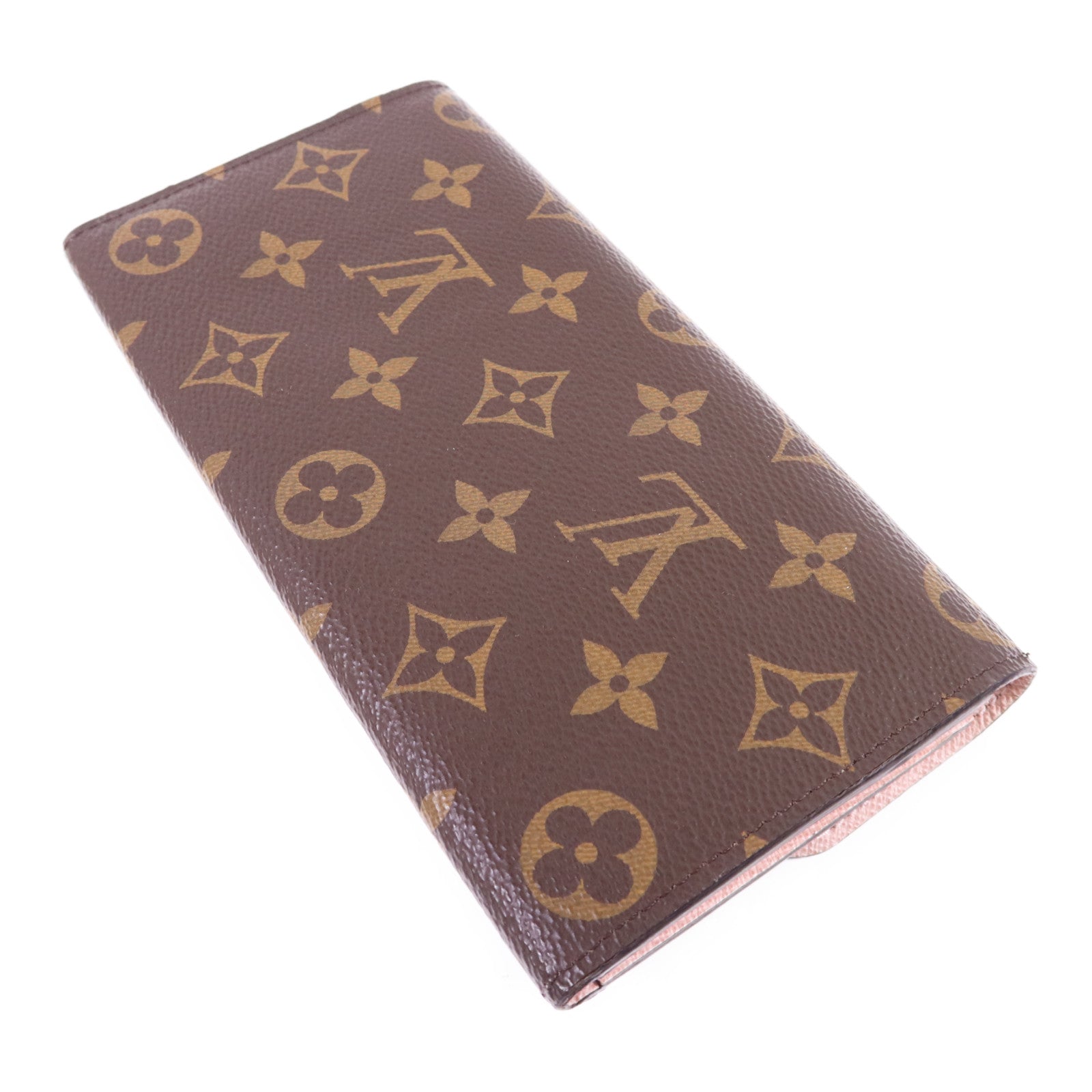 LOUIS VUITTON Monogram Emilie金扣長錢包