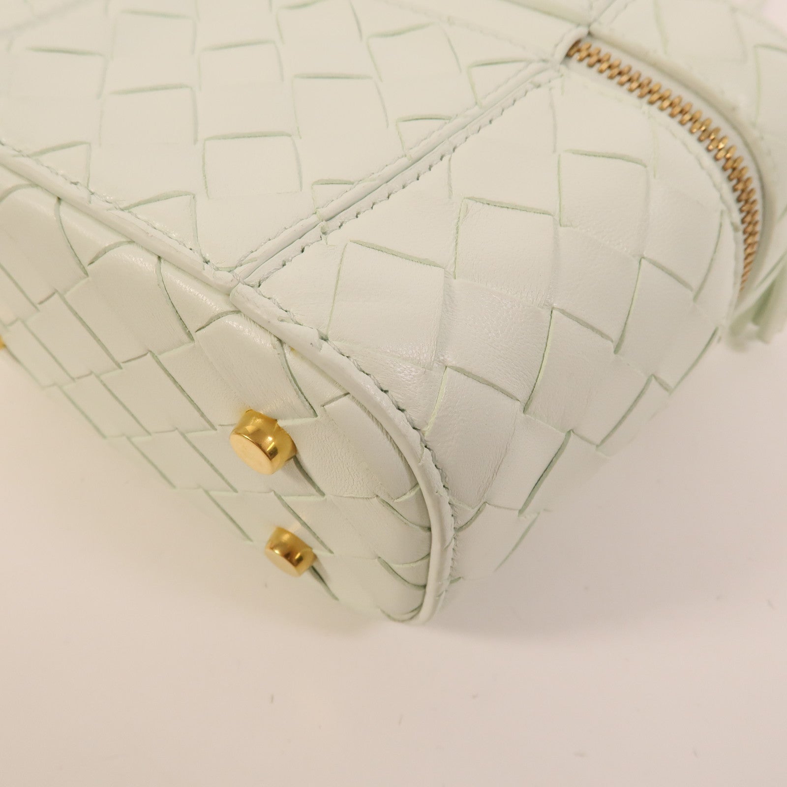 BOTTEGA VENETA 羊皮皮革Mini Intrecciato Vanity Case肩背袋