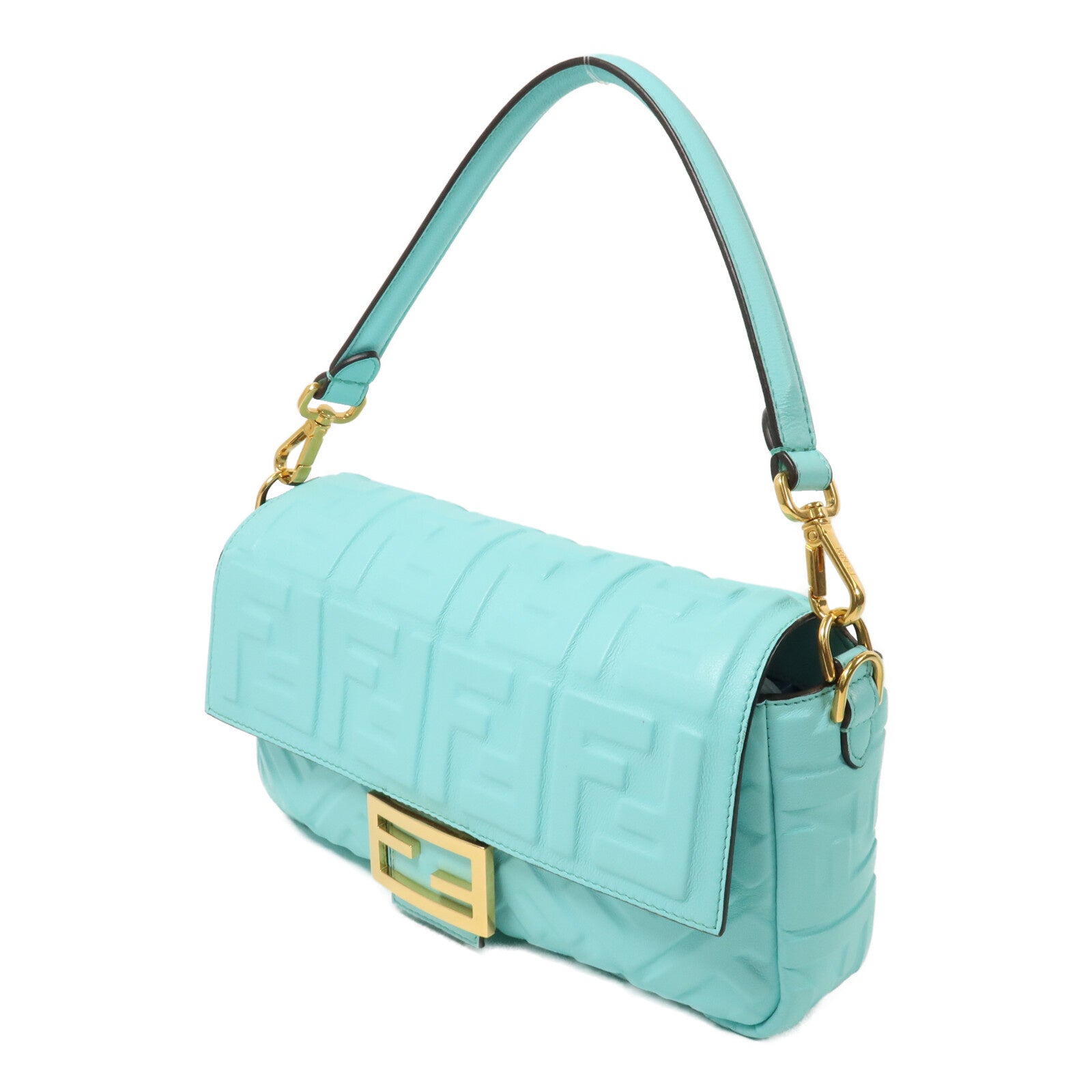 FENDI 牛皮皮革Baguette NM Bag肩背袋