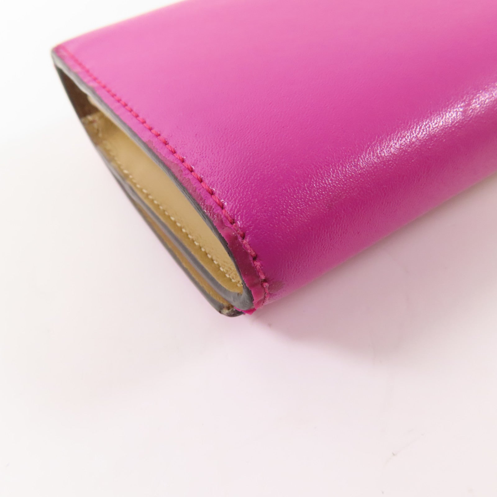 FENDI 牛皮皮革Long Wallet金扣長錢包