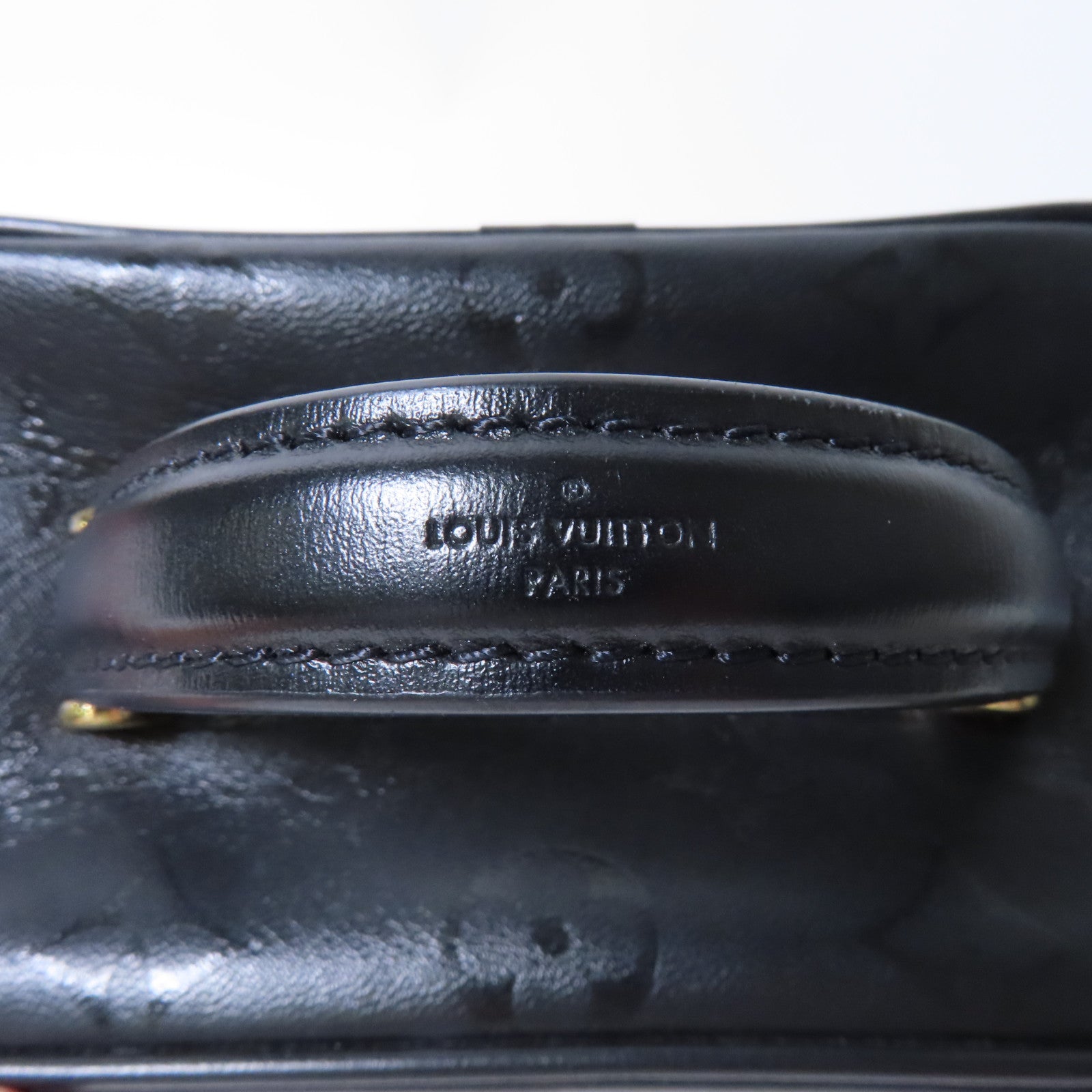 LOUIS VUITTON 【激減優惠】Monogram Ink Vanity PM金扣鏈帶手挽肩背兩用袋黑色