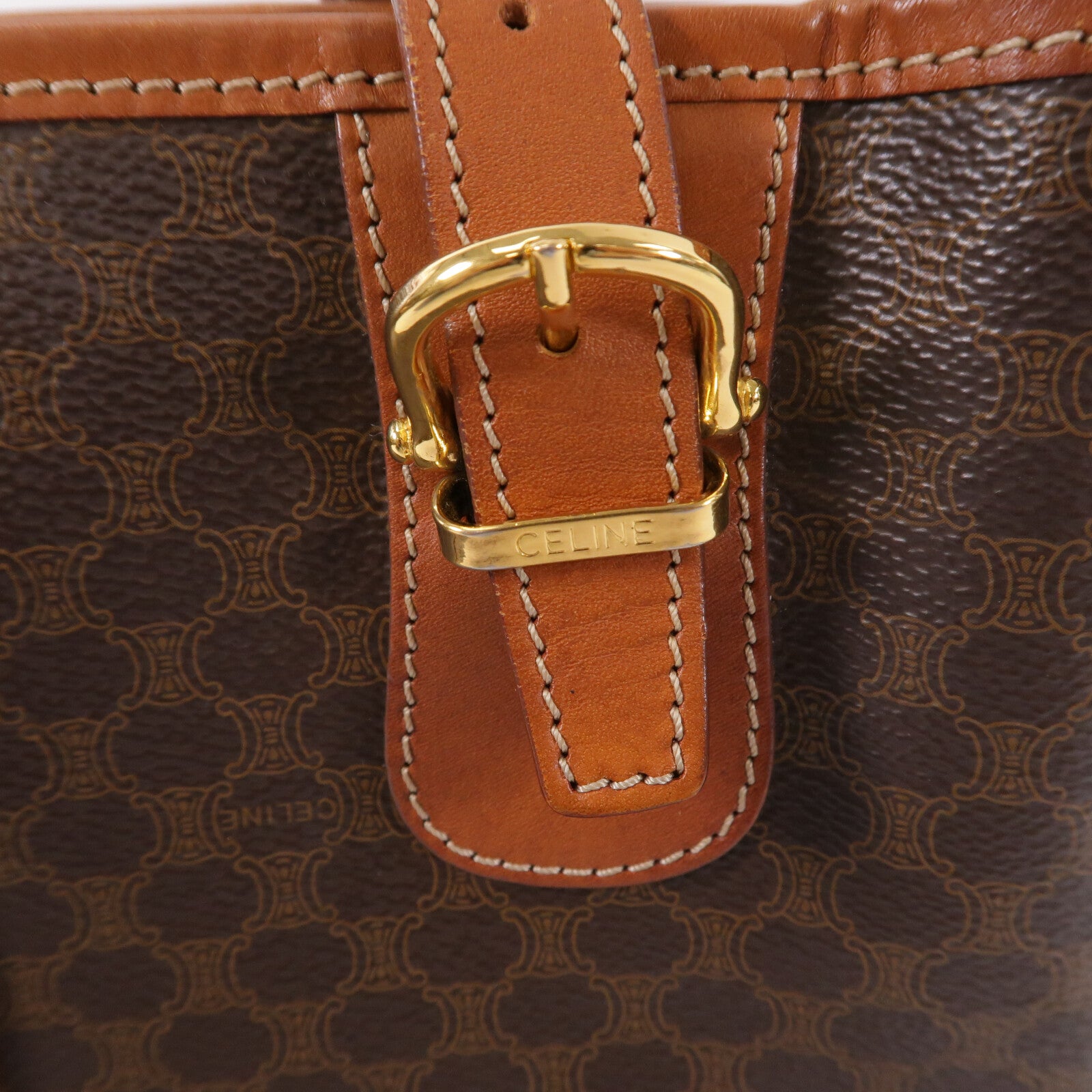 CELINE 塗層帆布Macadam Tote Bag手挽袋