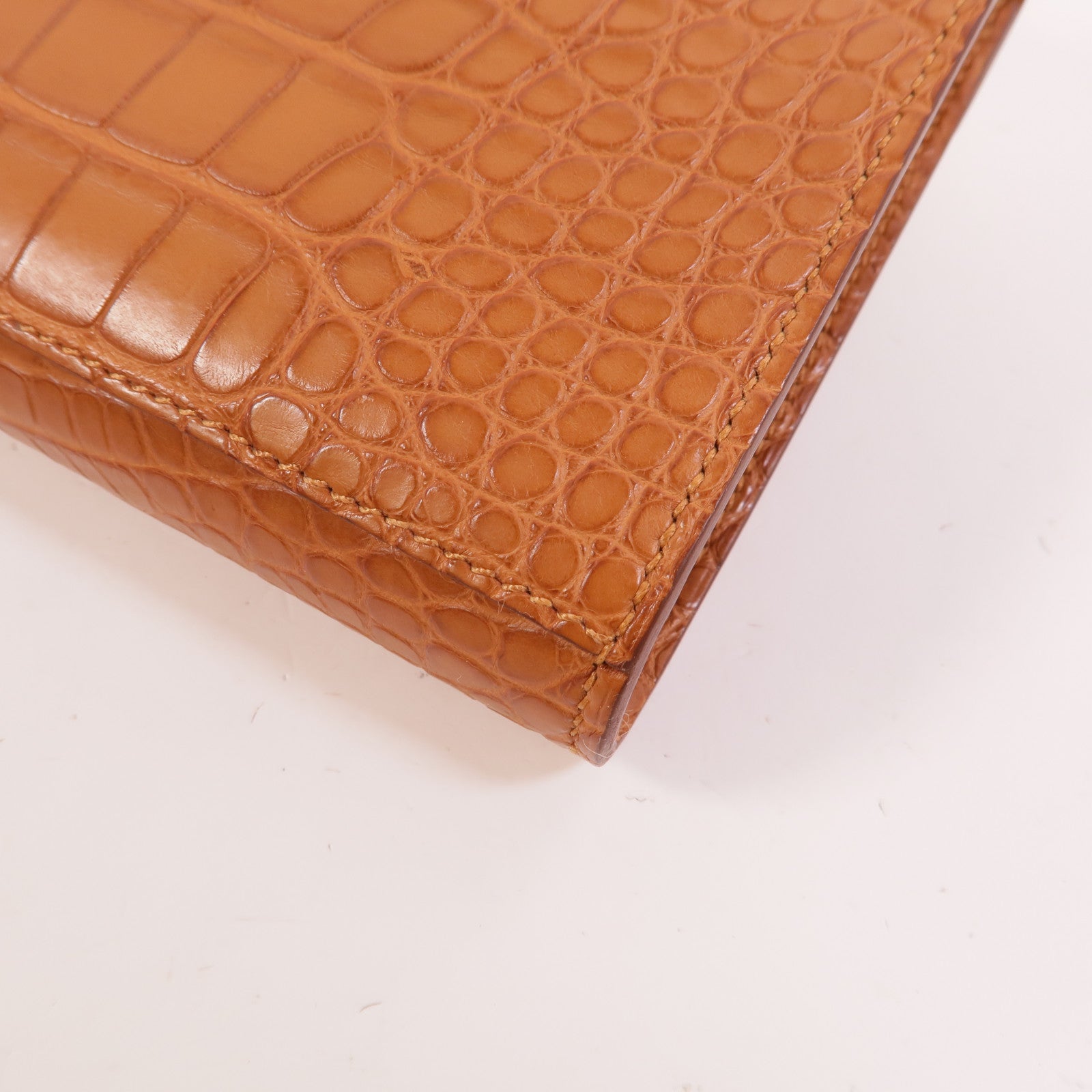 HERMES Alligator Mat Kelly To Go肩背袋