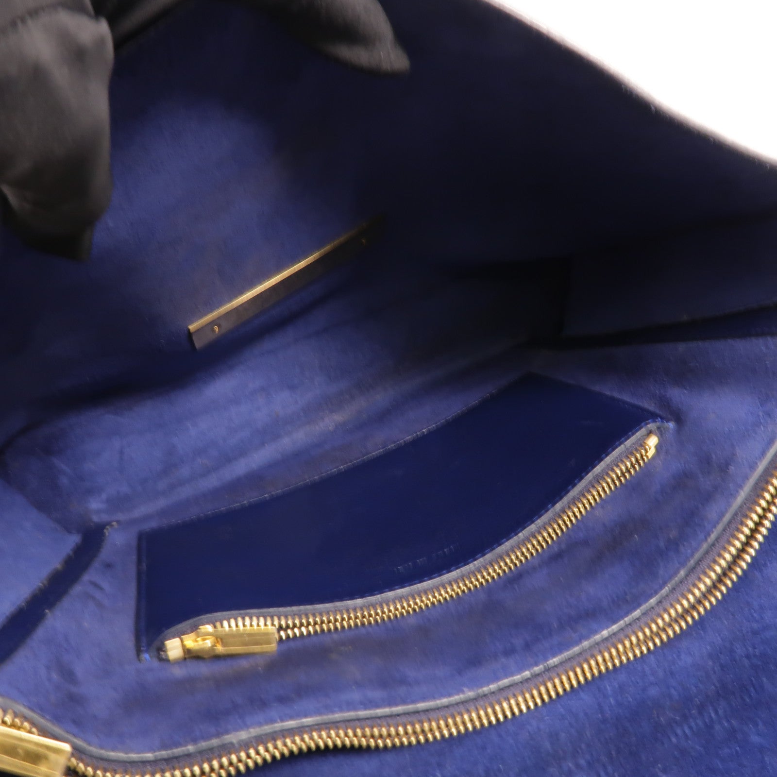CELINE 牛皮皮革Blade Flap Bag肩背袋