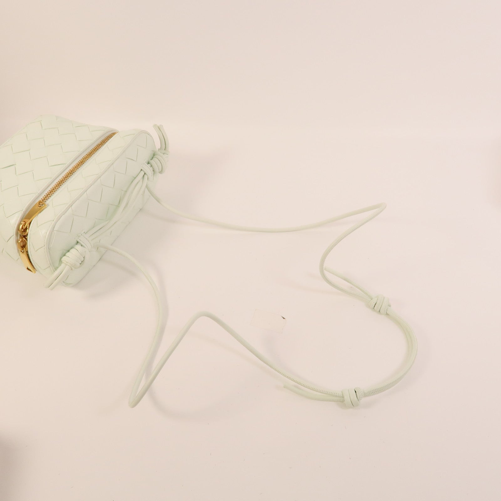 BOTTEGA VENETA 羊皮皮革Mini Intrecciato Vanity Case肩背袋