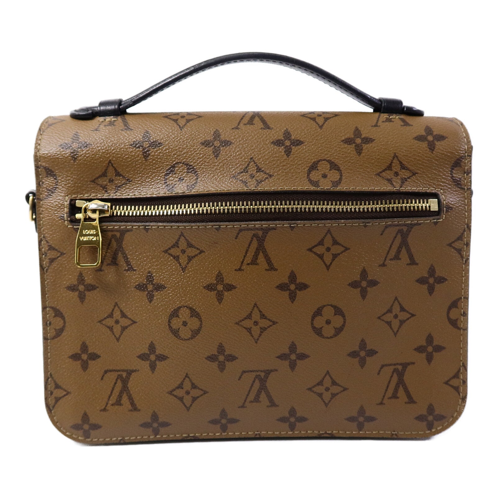 LOUIS VUITTON Monogram Reverse Pochette Metis手挽肩背兩用袋