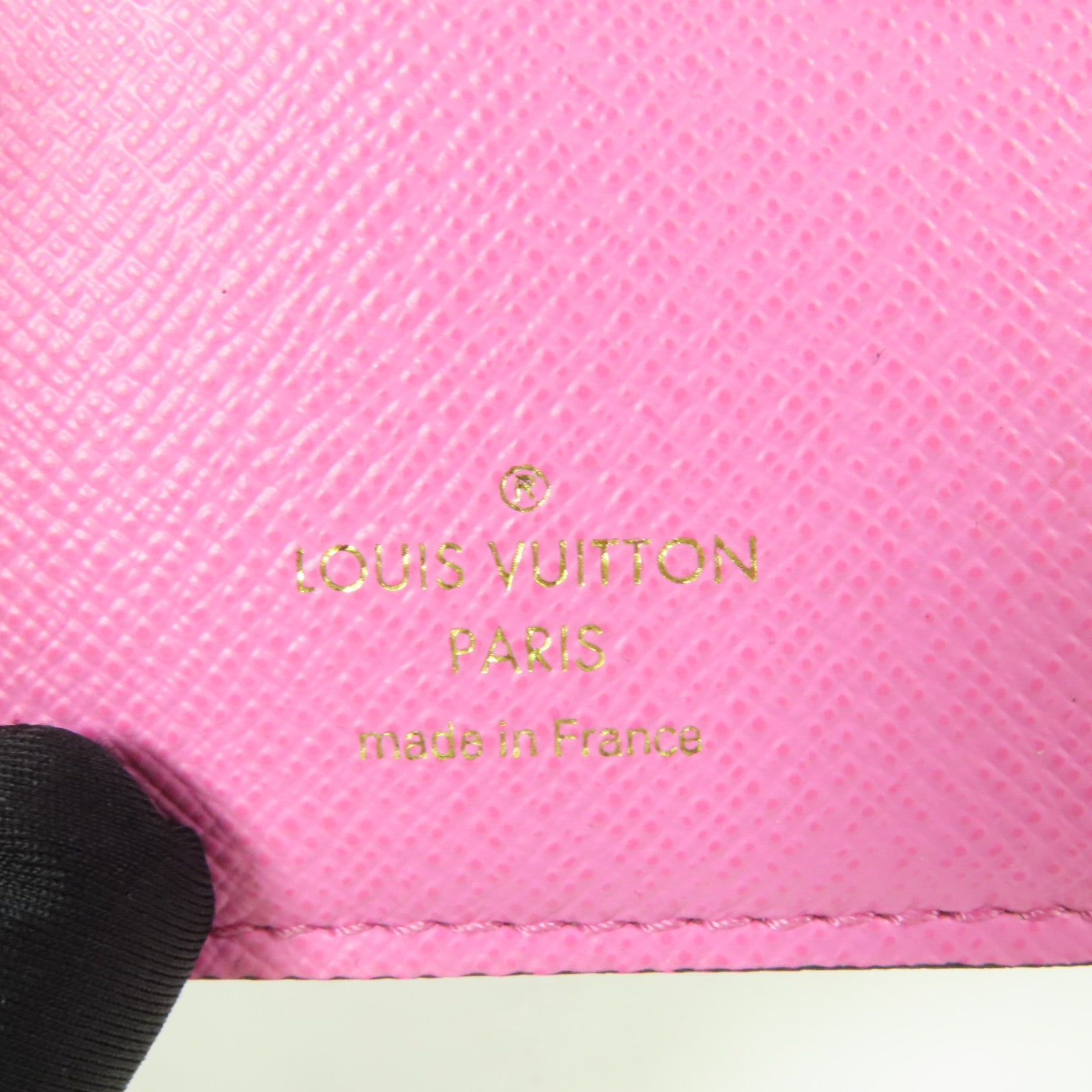 LOUIS VUITTON Monogram Lisa Wallet金扣錢包棕色/粉紅色