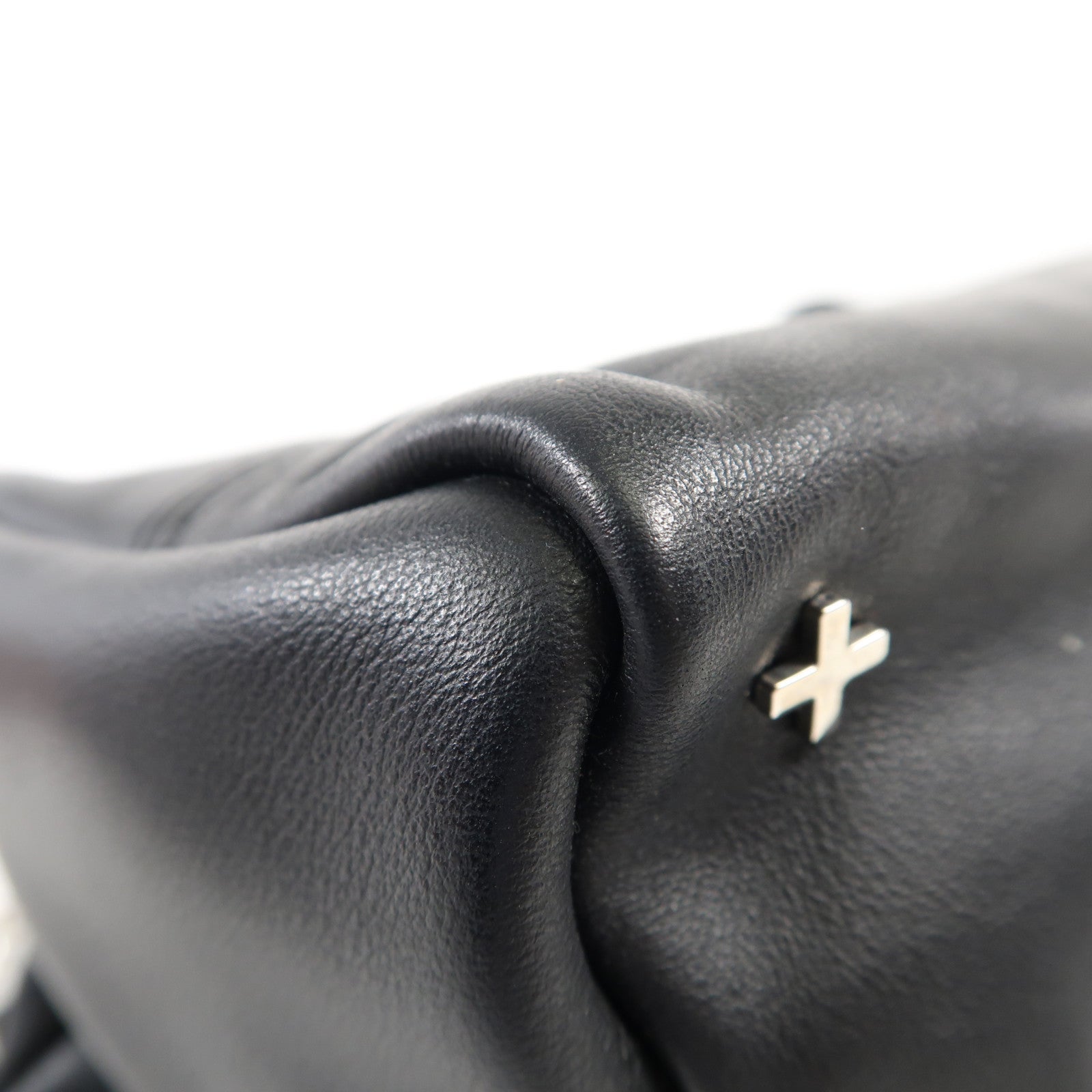 GIVENCHY 牛皮皮革Pandora銀扣鏈帶肩背袋