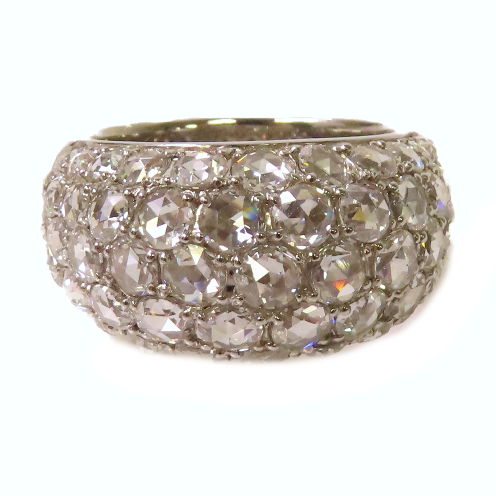 JEWELRY 【激減優惠】PT900鉑金/4.39ct鑽石Diamond Ring戒指US#7.5