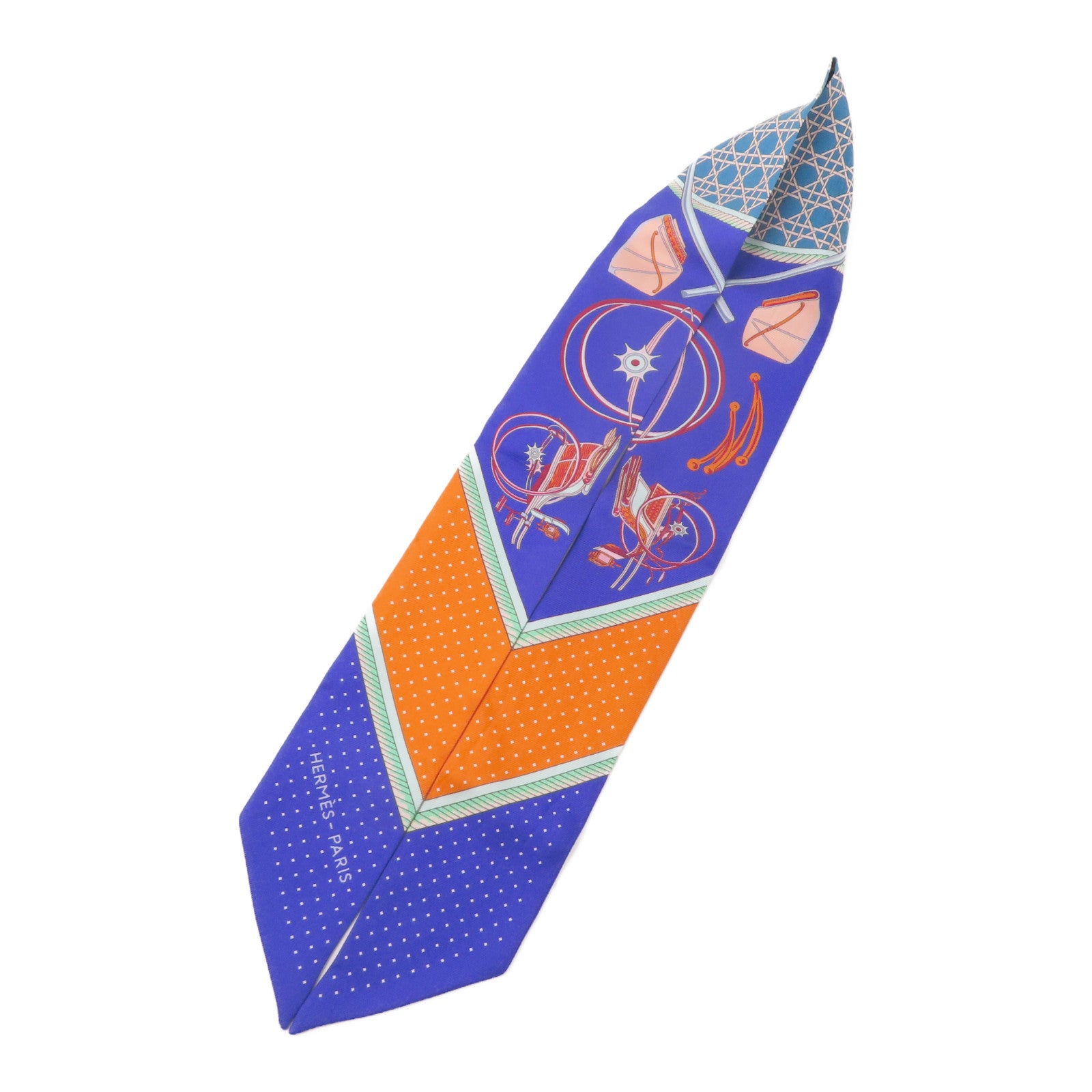 HERMES 絲質Twilly絲巾