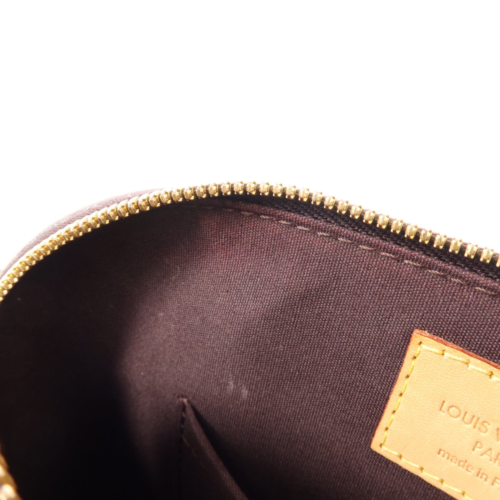 LOUIS VUITTON Monogram Vernis Alma BB金扣手挽肩背兩用袋