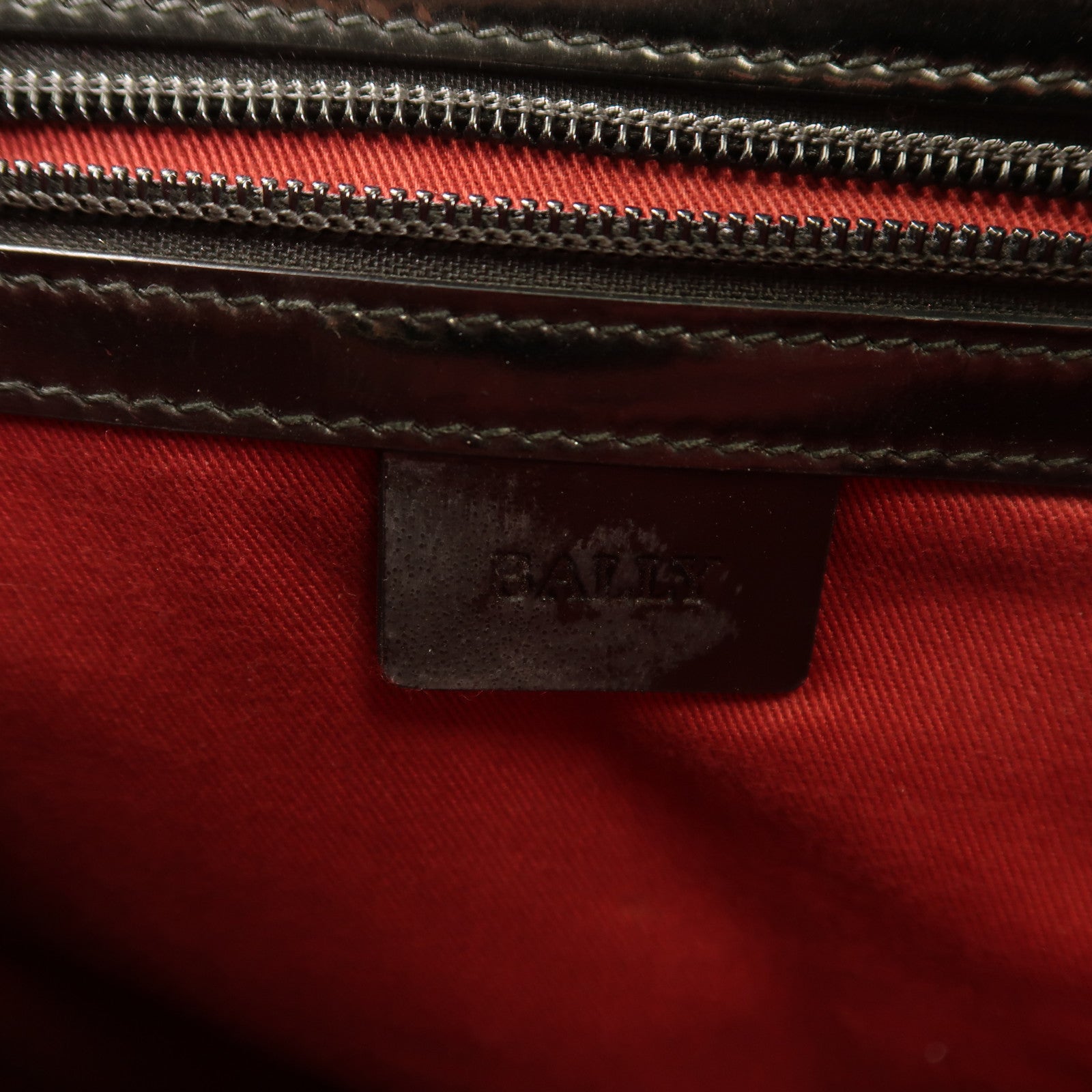 BALLY 帆布Shoulder Bag銀扣肩背袋