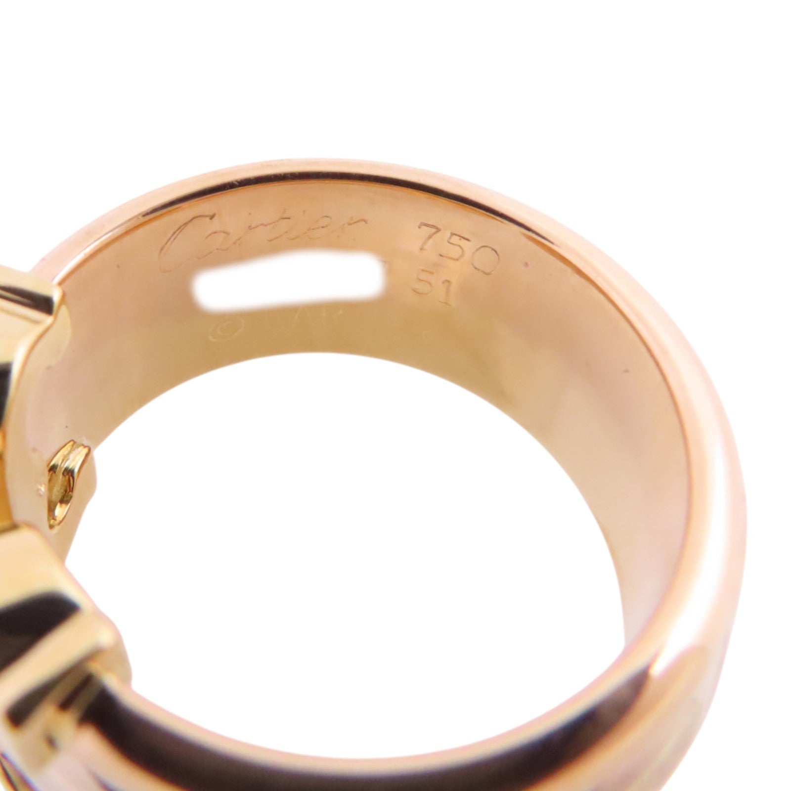 CARTIER 18K白金/黃金/玫瑰金C2 Ring戒指#51/US#6.5
