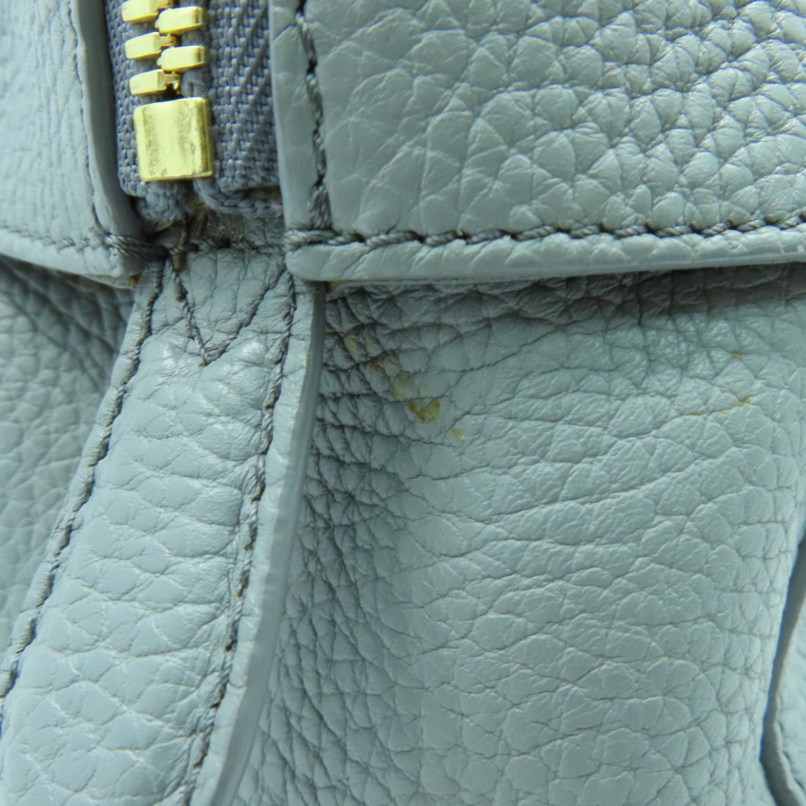 BURBERRY 牛皮皮革2 Way Shoulder Bag金扣手挽肩背兩用袋灰色