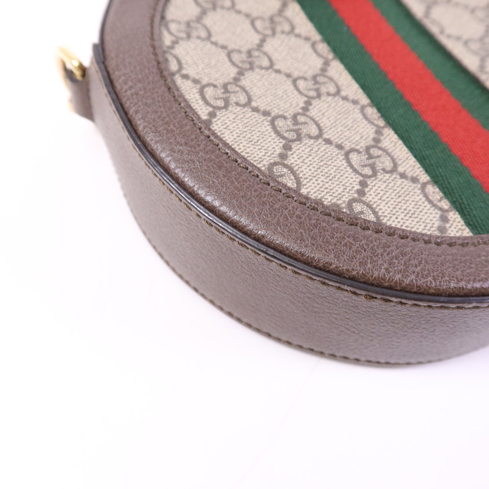 GUCCI 塗層帆布Ophidia金扣鏈帶肩背袋