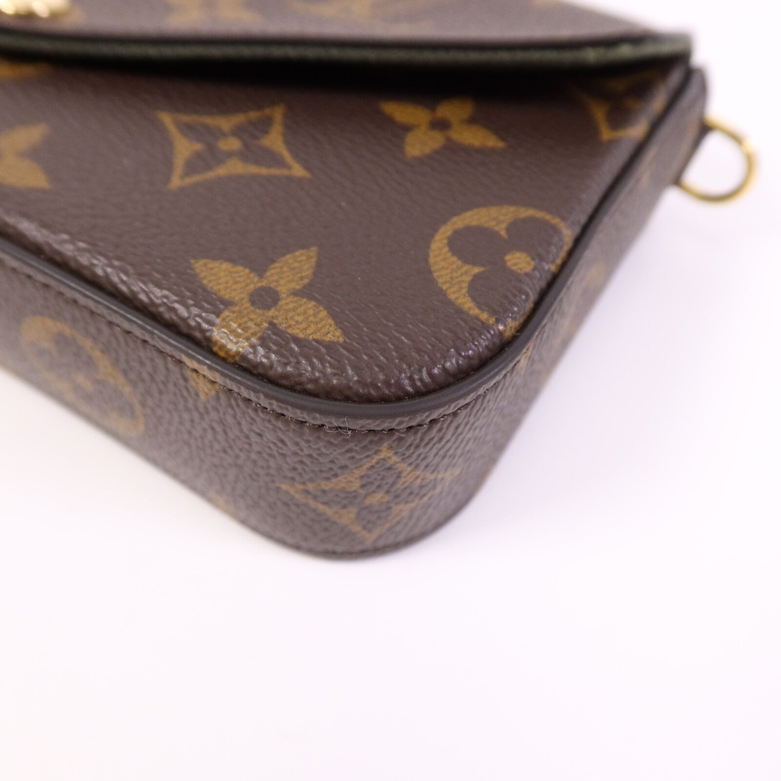 LOUIS VUITTON Monogram Felicie Strap & Go金扣肩背袋