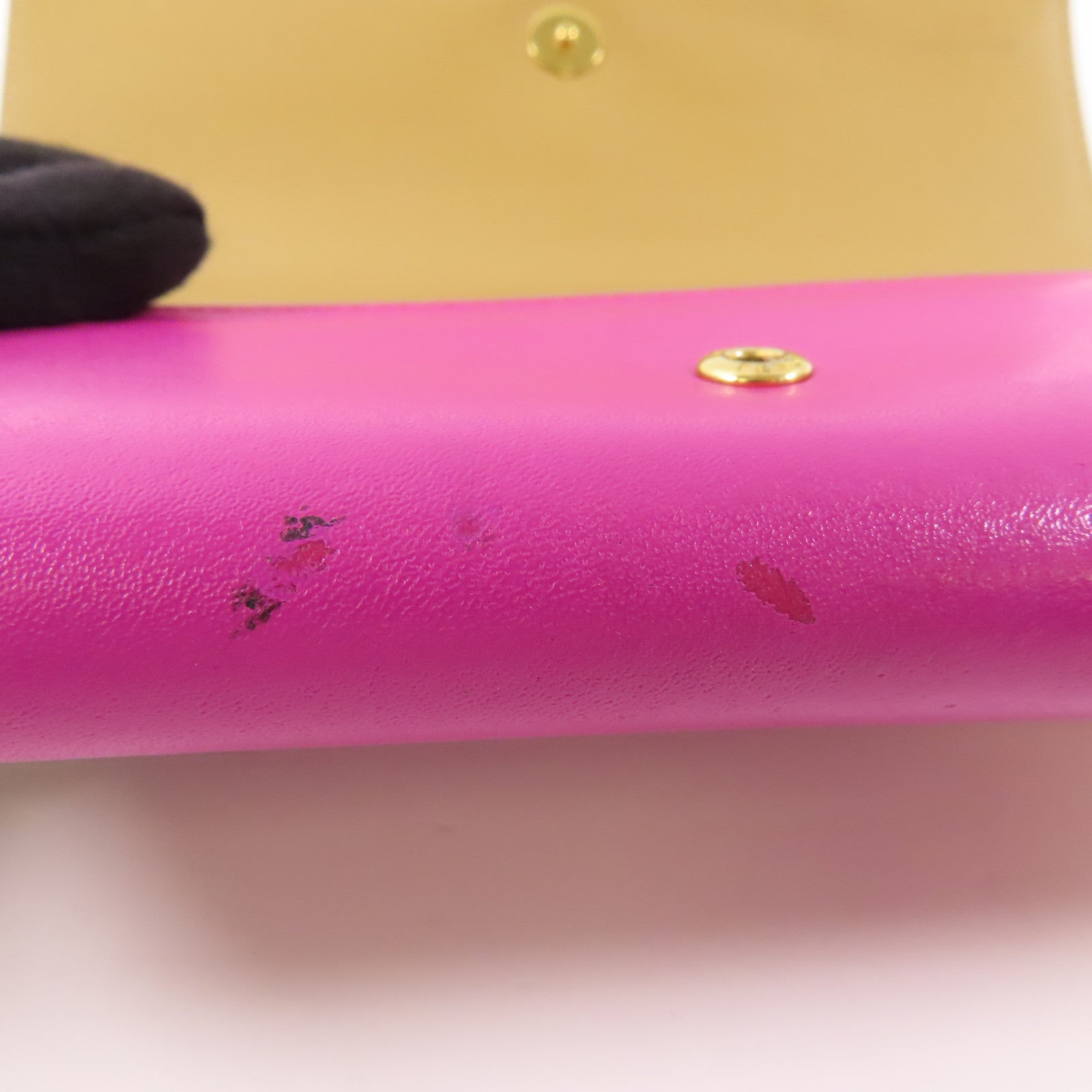 FENDI 牛皮皮革Long Wallet金扣長錢包