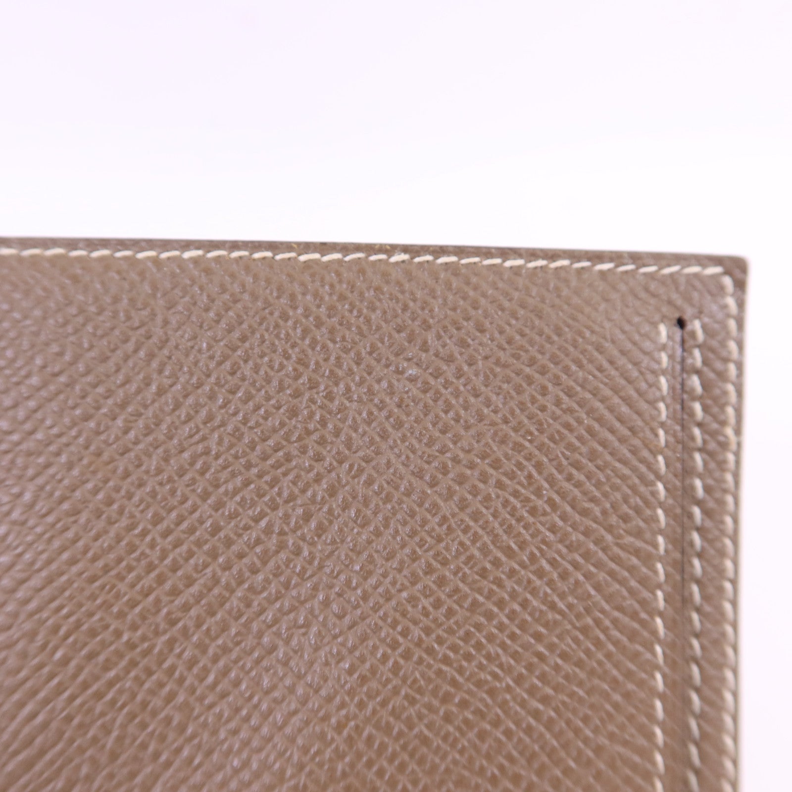 HERMES Epsom皮革Bearn Long Wallet金扣長錢包