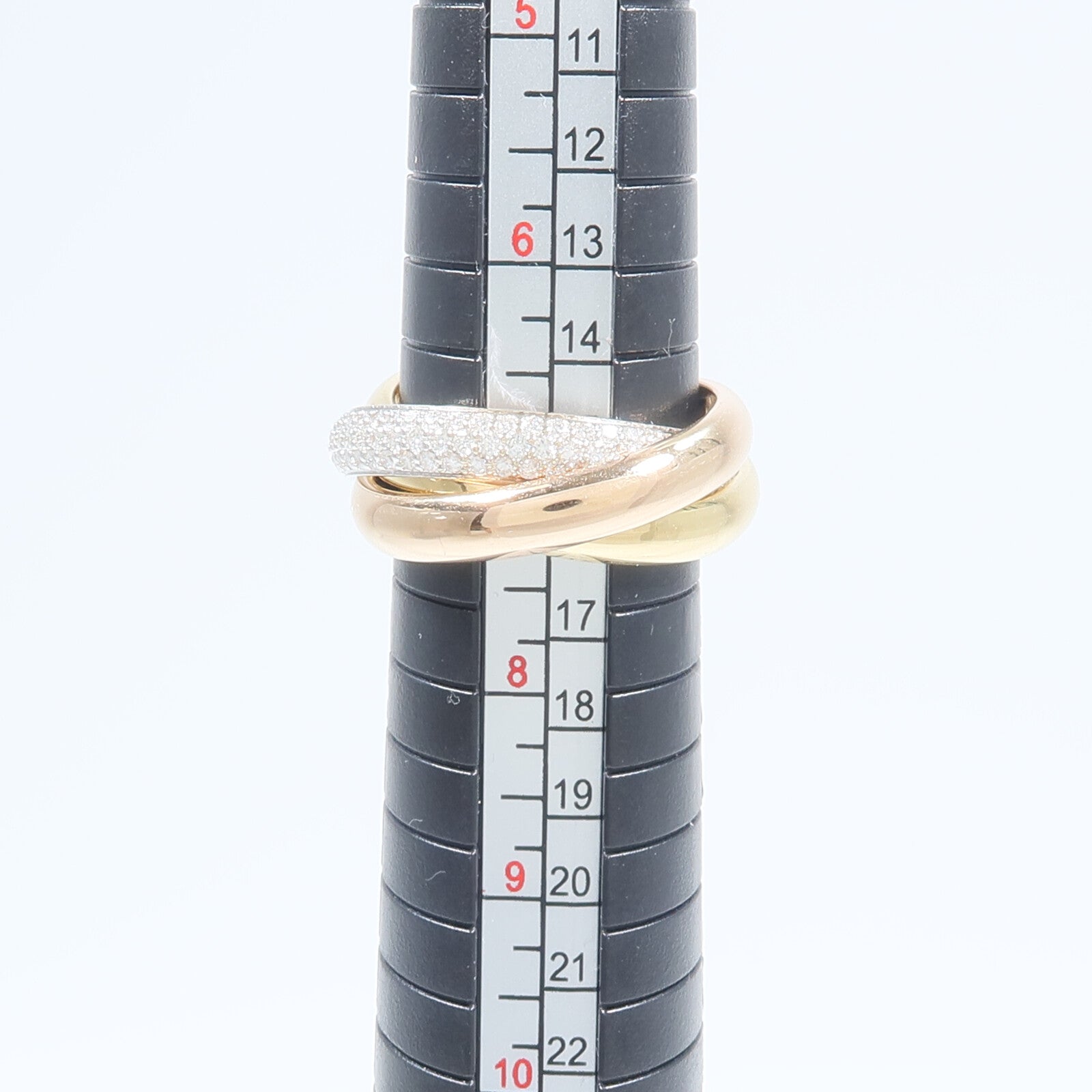 CARTIER 【激減優惠】18K黃金/白金/玫瑰金Trinity Diamond Ring鑽石戒指