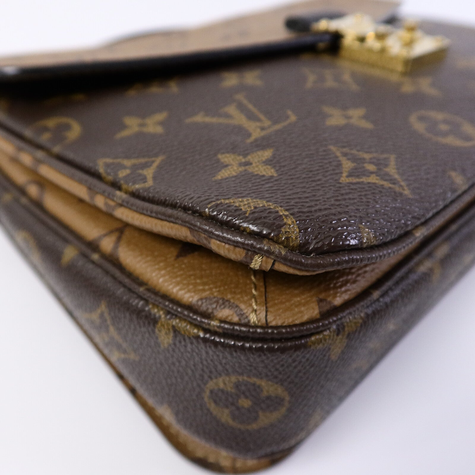 LOUIS VUITTON Monogram Reverse Pochette Metis手挽肩背兩用袋