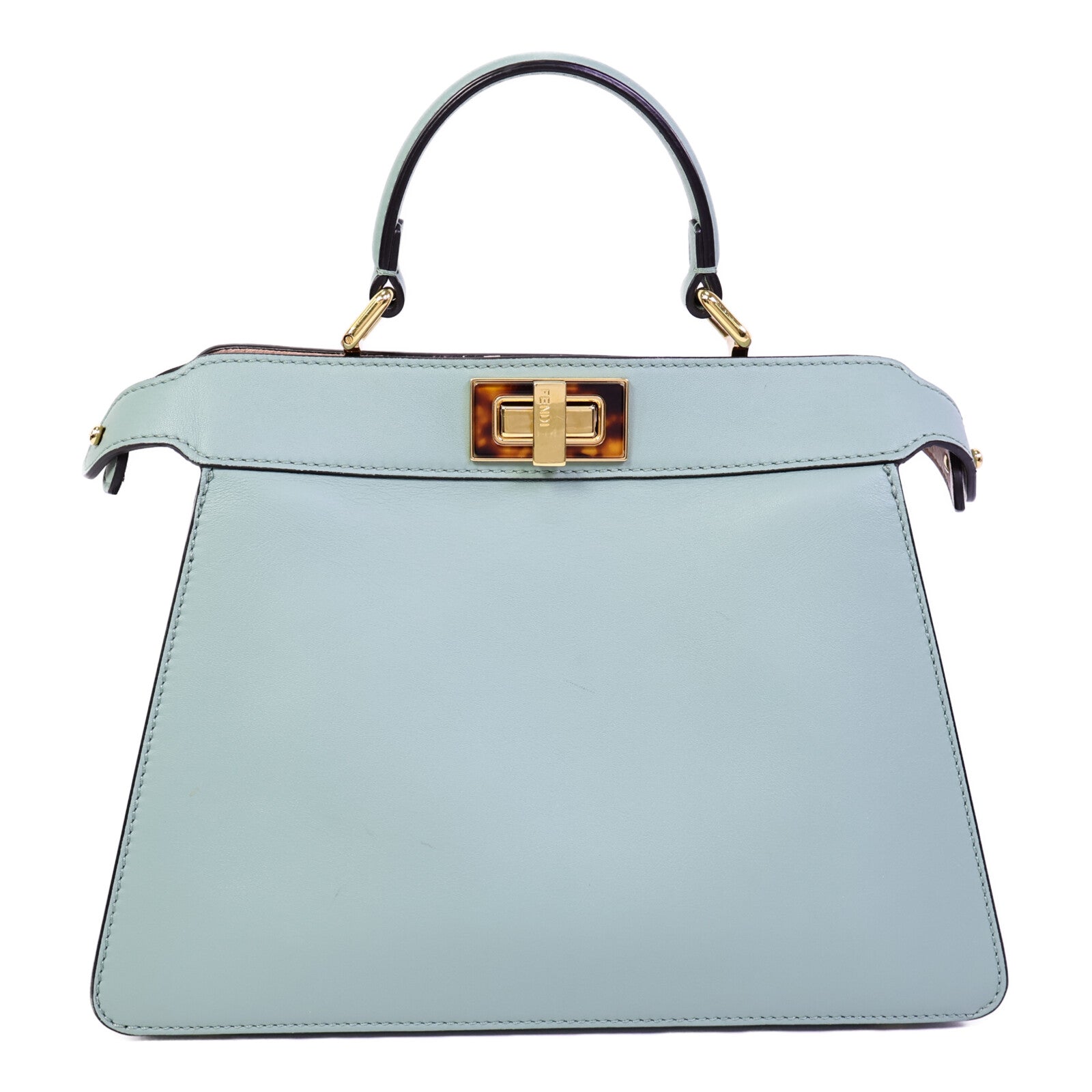 FENDI 牛皮皮革Peekaboo Small手挽肩背兩用袋