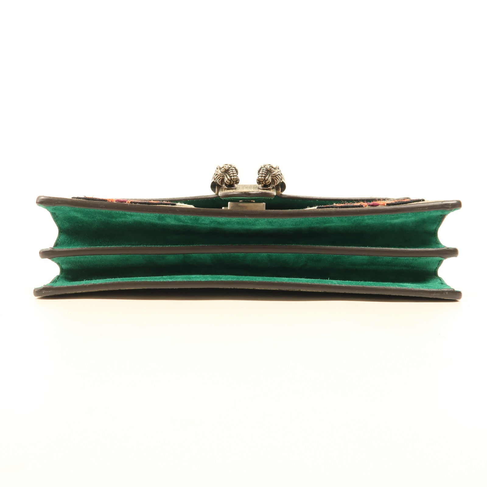 GUCCI 塗層帆布GG Supreme Dionysus銀扣鏈帶肩背袋