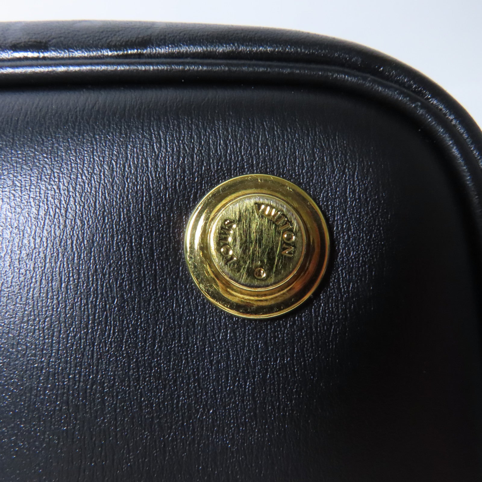 LOUIS VUITTON 【激減優惠】Monogram Ink Vanity PM金扣鏈帶手挽肩背兩用袋黑色