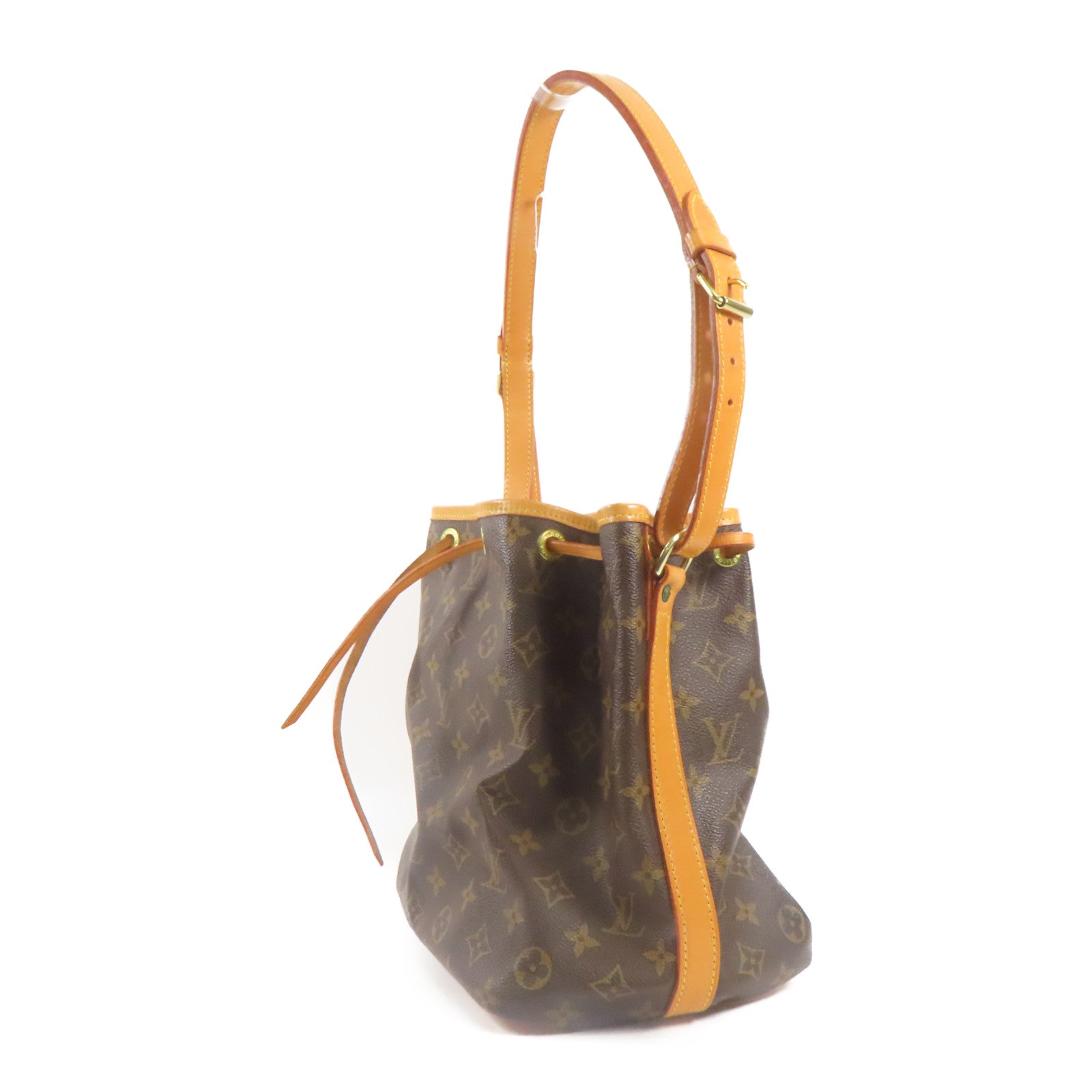 LOUIS VUITTON Monogram Noe金扣肩背袋啡色