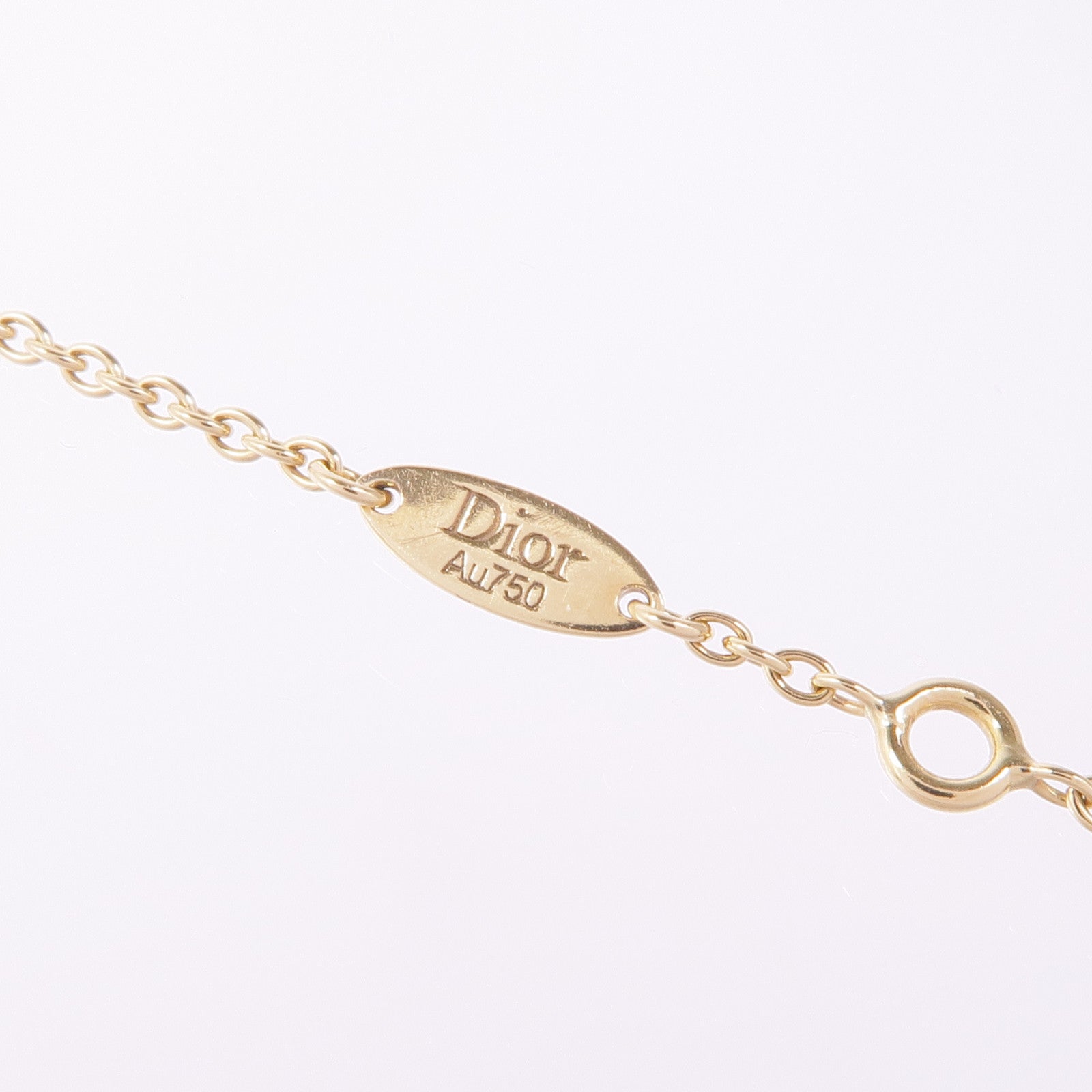 Dior 18K黃金Rose Des Vents鑽石手鏈