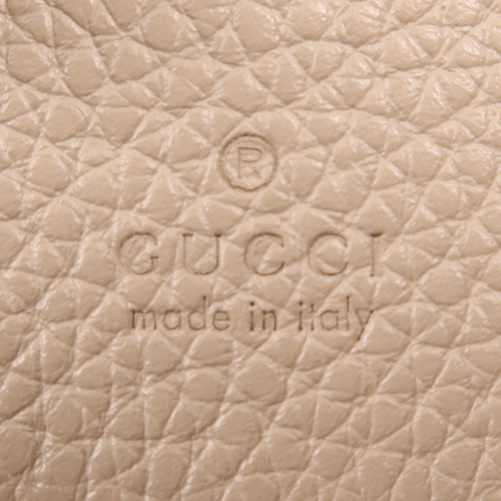 GUCCI 塗層帆布/牛皮皮革GG Marmont Wallet金扣錢包