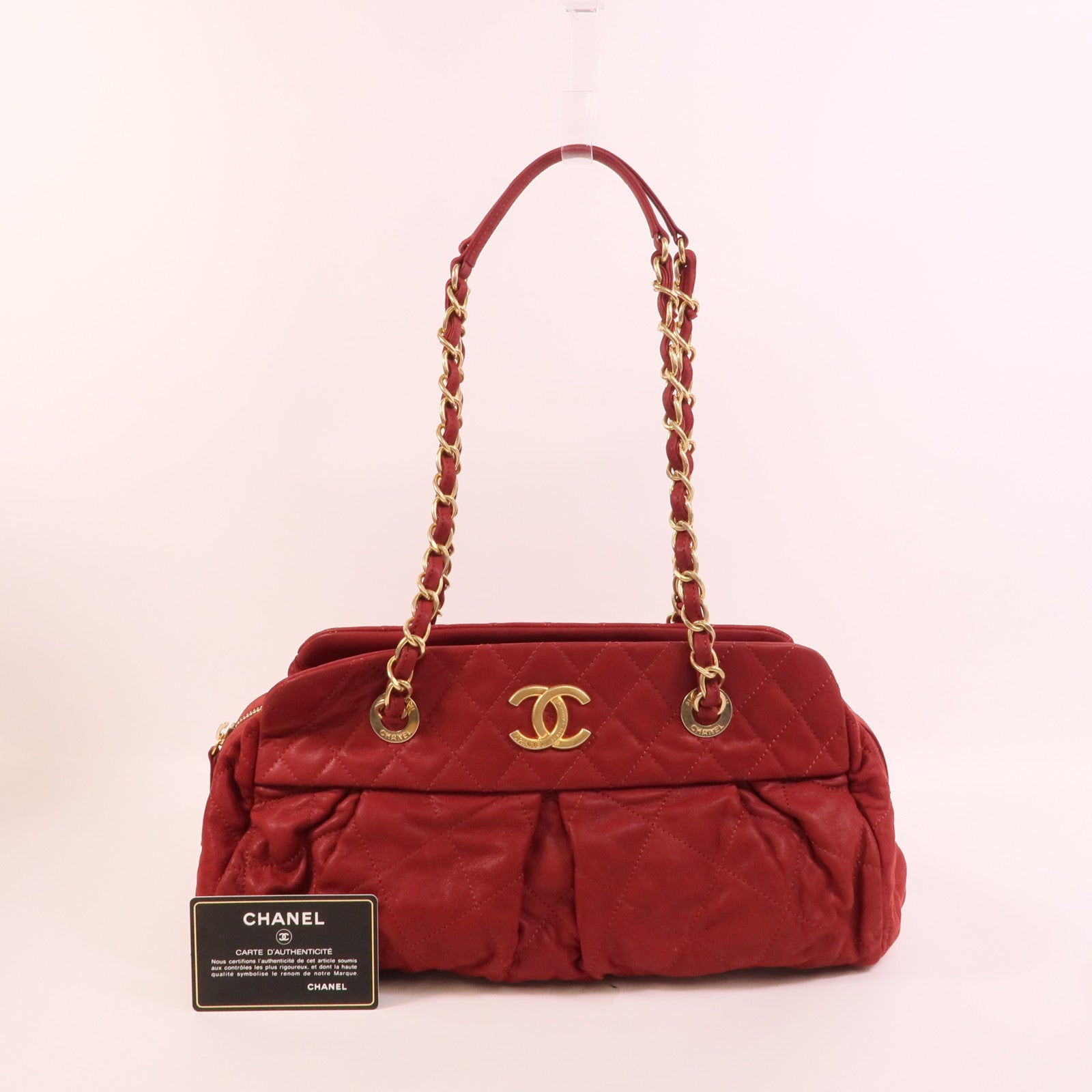 CHANEL 羊皮皮革Shoulder Bag肩背袋