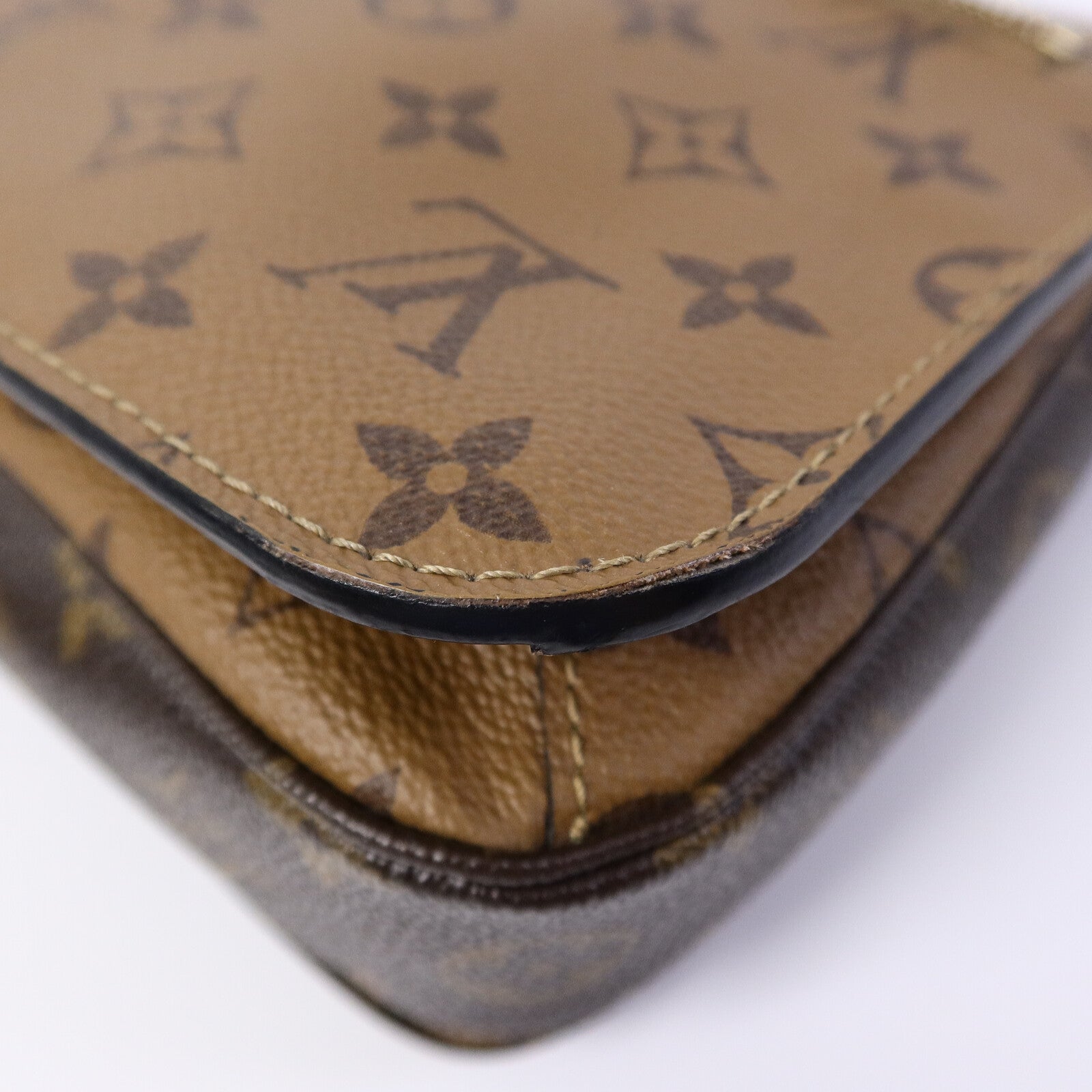LOUIS VUITTON Monogram Reverse Pochette Metis手挽肩背兩用袋