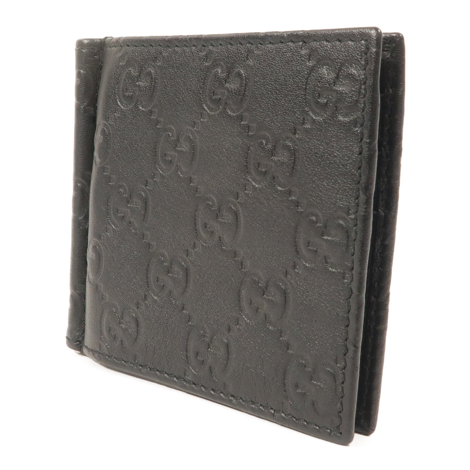 GUCCI 牛皮皮革Money Clip錢包