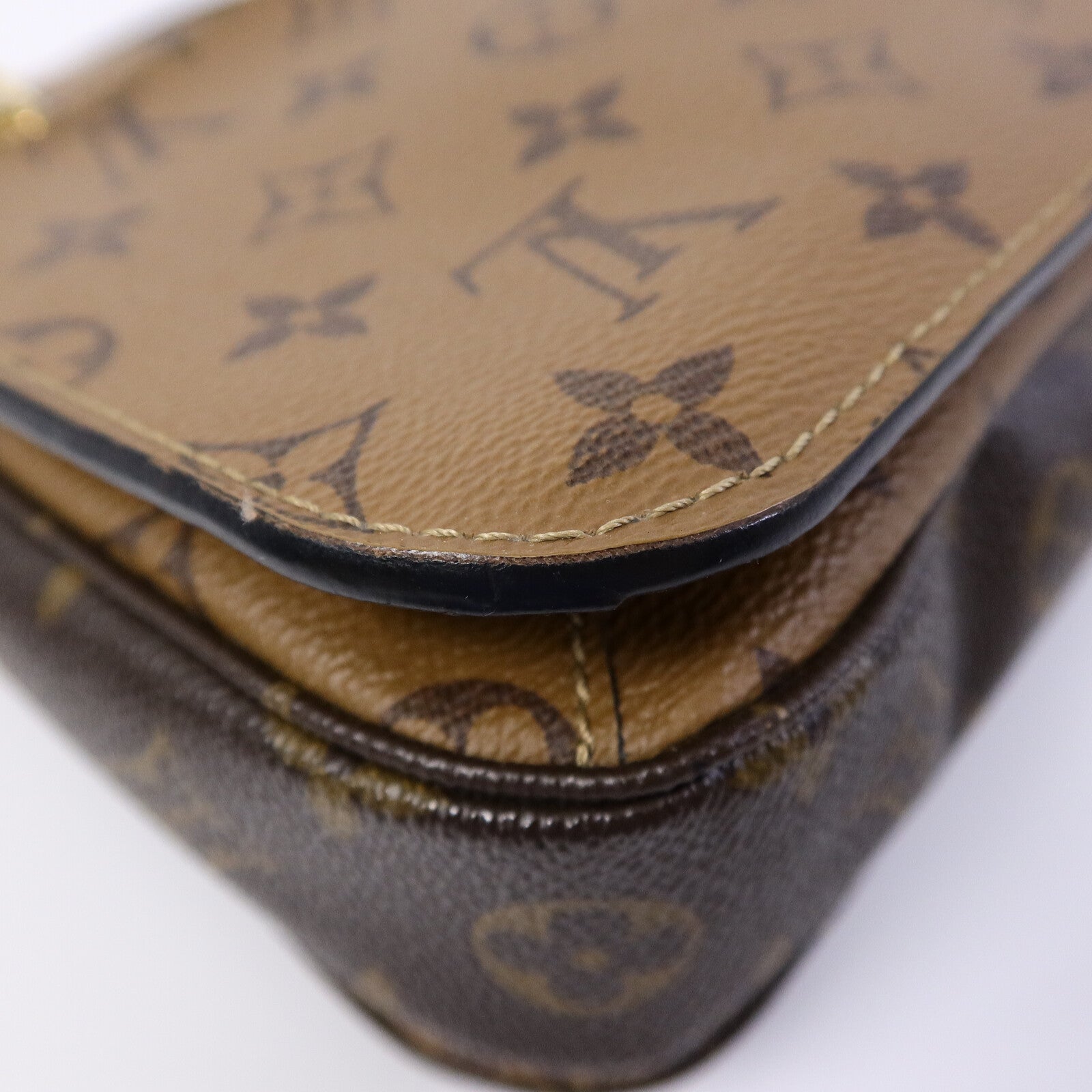 LOUIS VUITTON Monogram Reverse Pochette Metis手挽肩背兩用袋