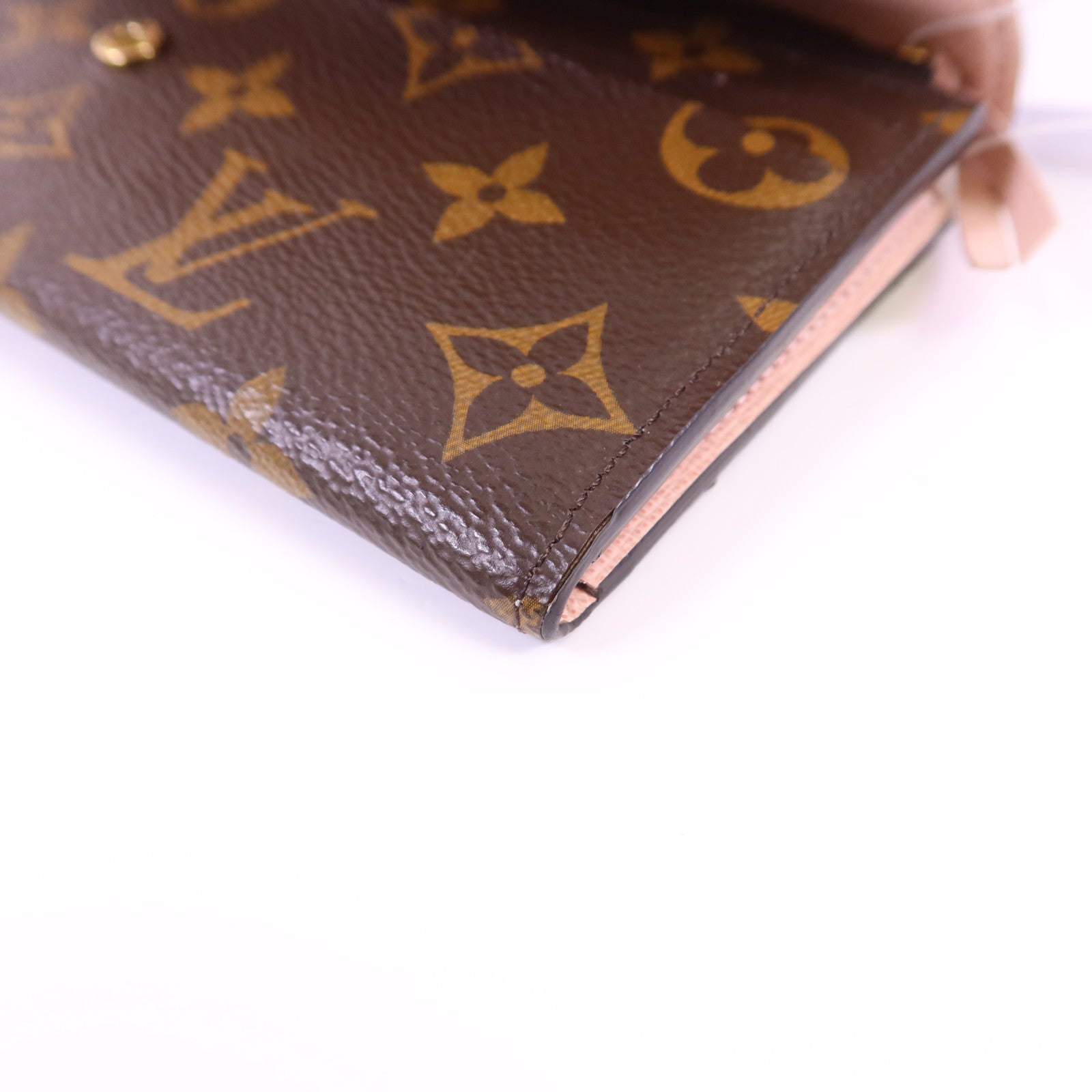 LOUIS VUITTON Monogram Emilie金扣長錢包