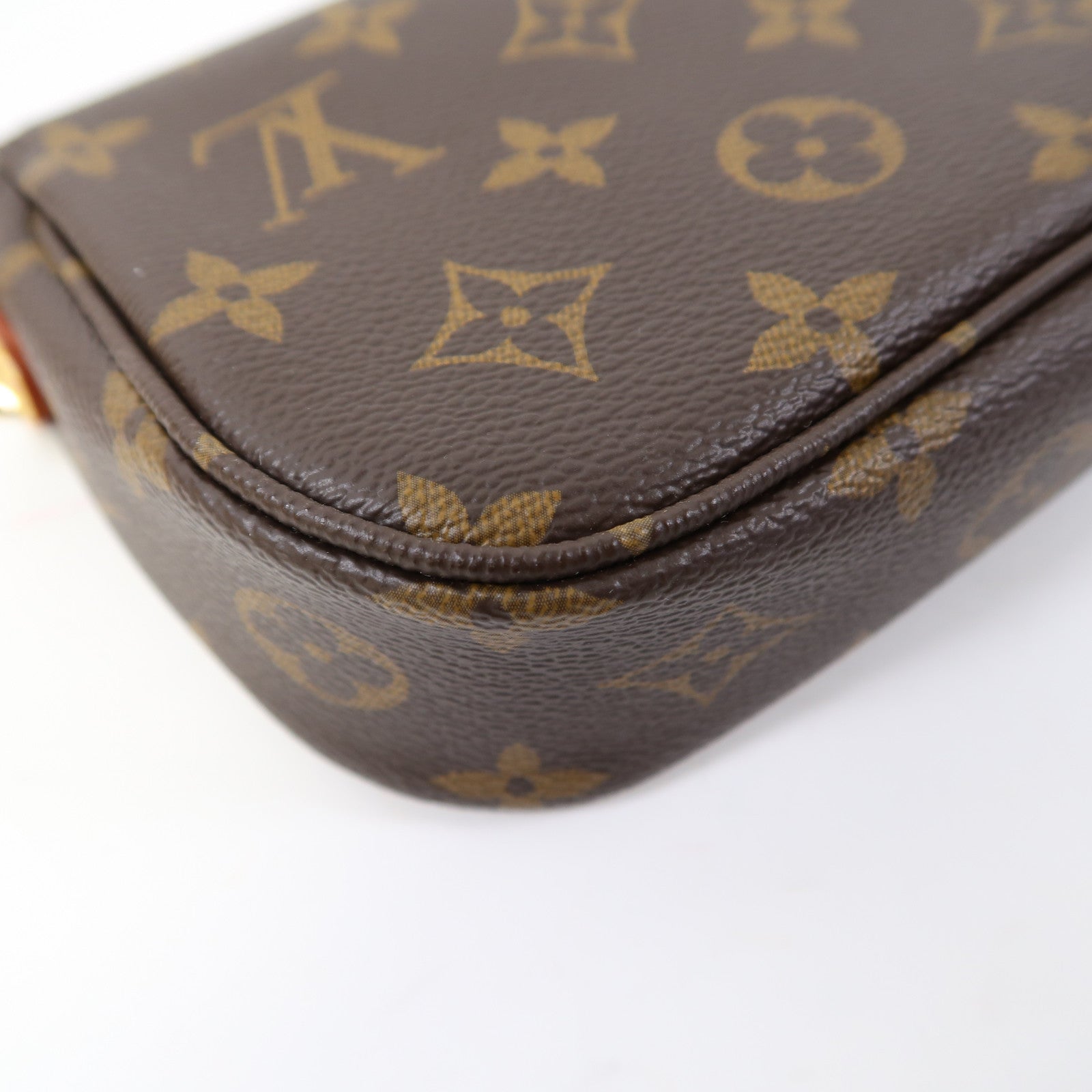 LOUIS VUITTON Monogram Wallet On Chain Ivy金扣肩背袋啡色
