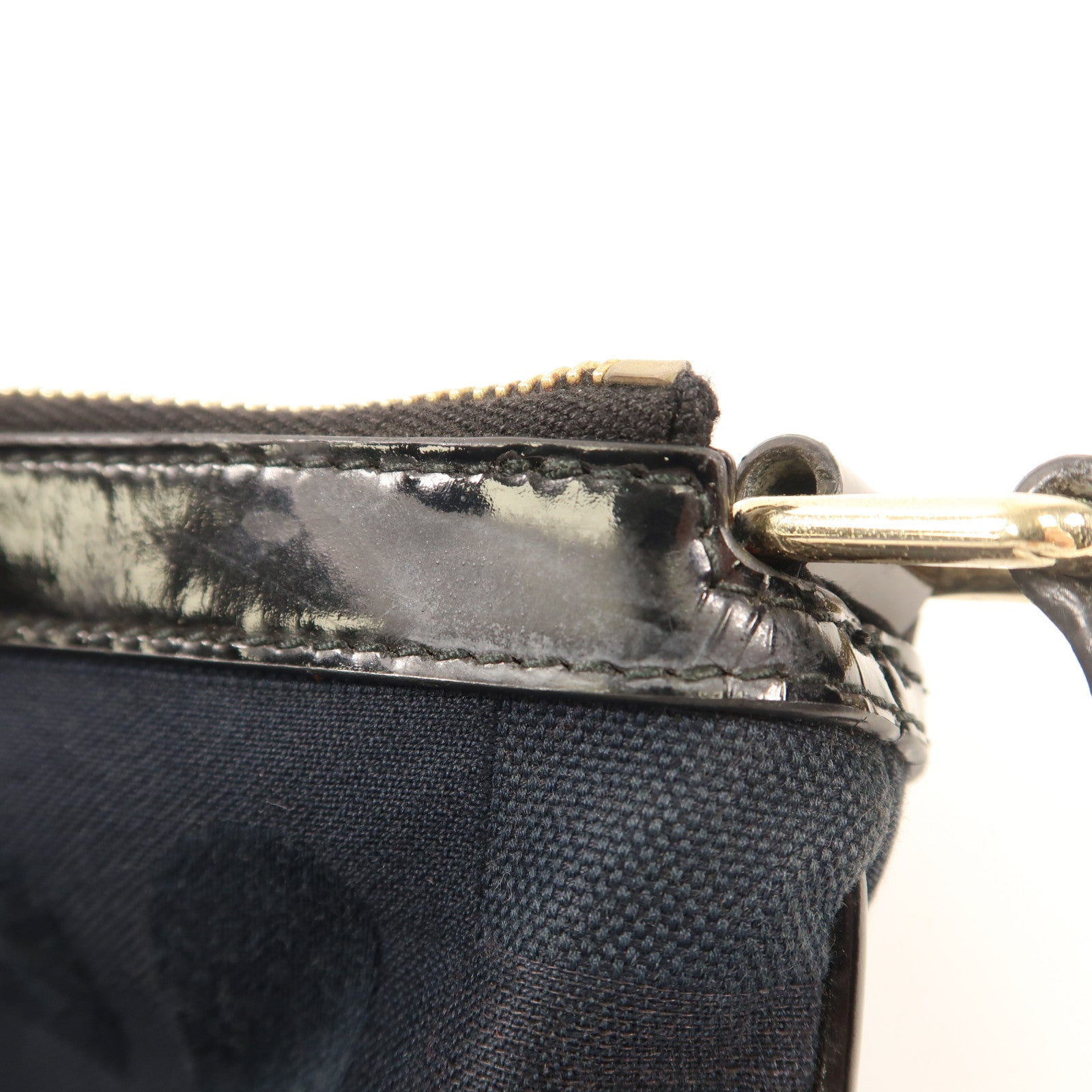 BALLY 帆布Shoulder Bag銀扣肩背袋