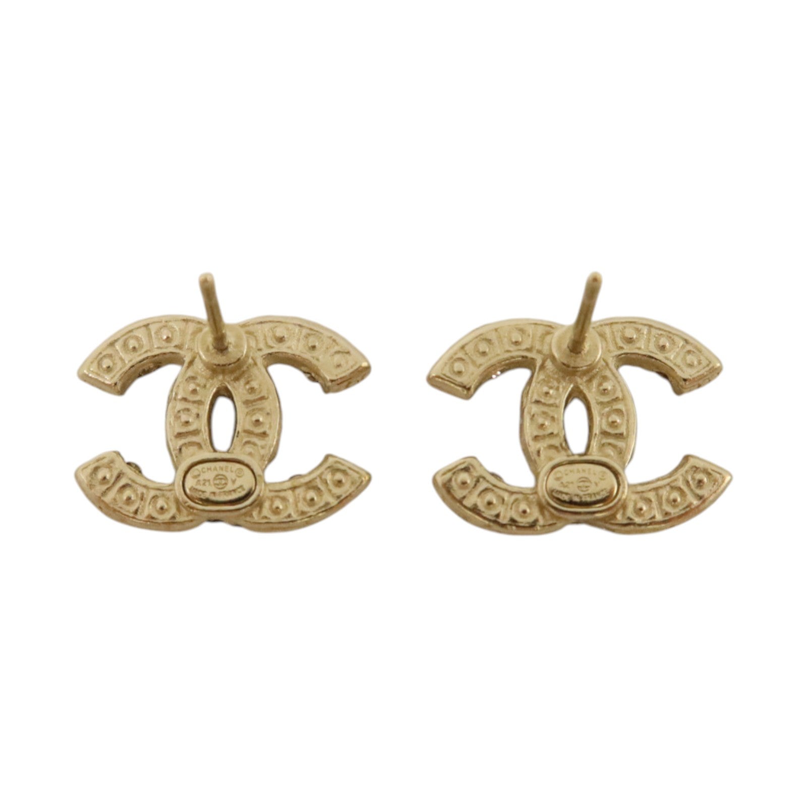 CHANEL 金屬/PVC Earrings耳環