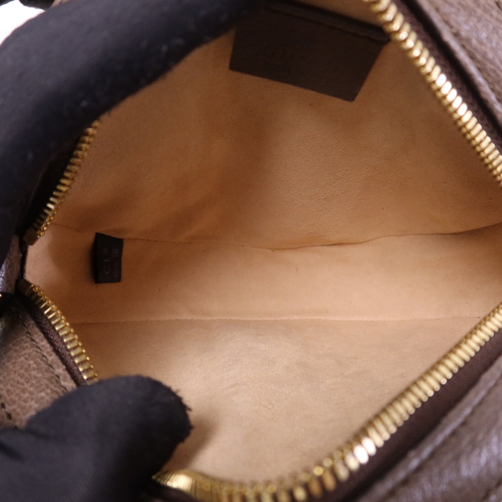 GUCCI 塗層帆布Ophidia金扣鏈帶肩背袋