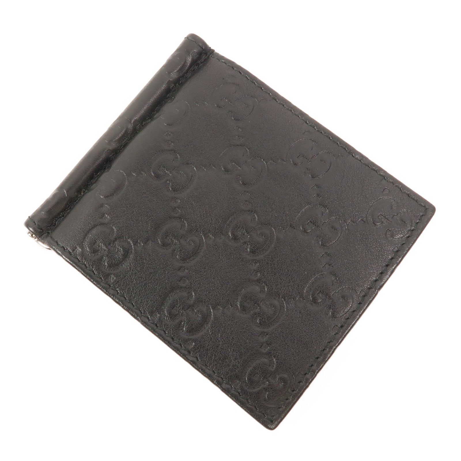 GUCCI 牛皮皮革Money Clip錢包