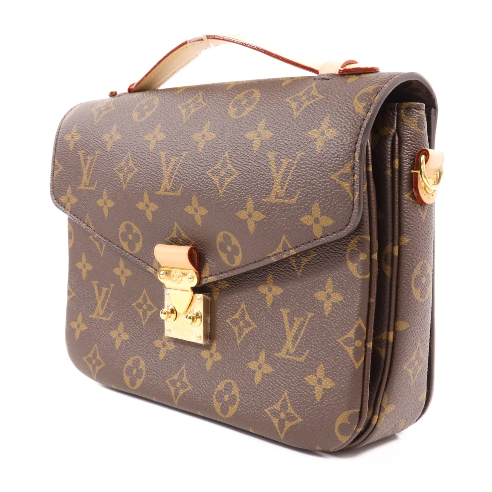LOUIS VUITTON Monogram Pochette Metis MM金扣手挽肩背兩用袋