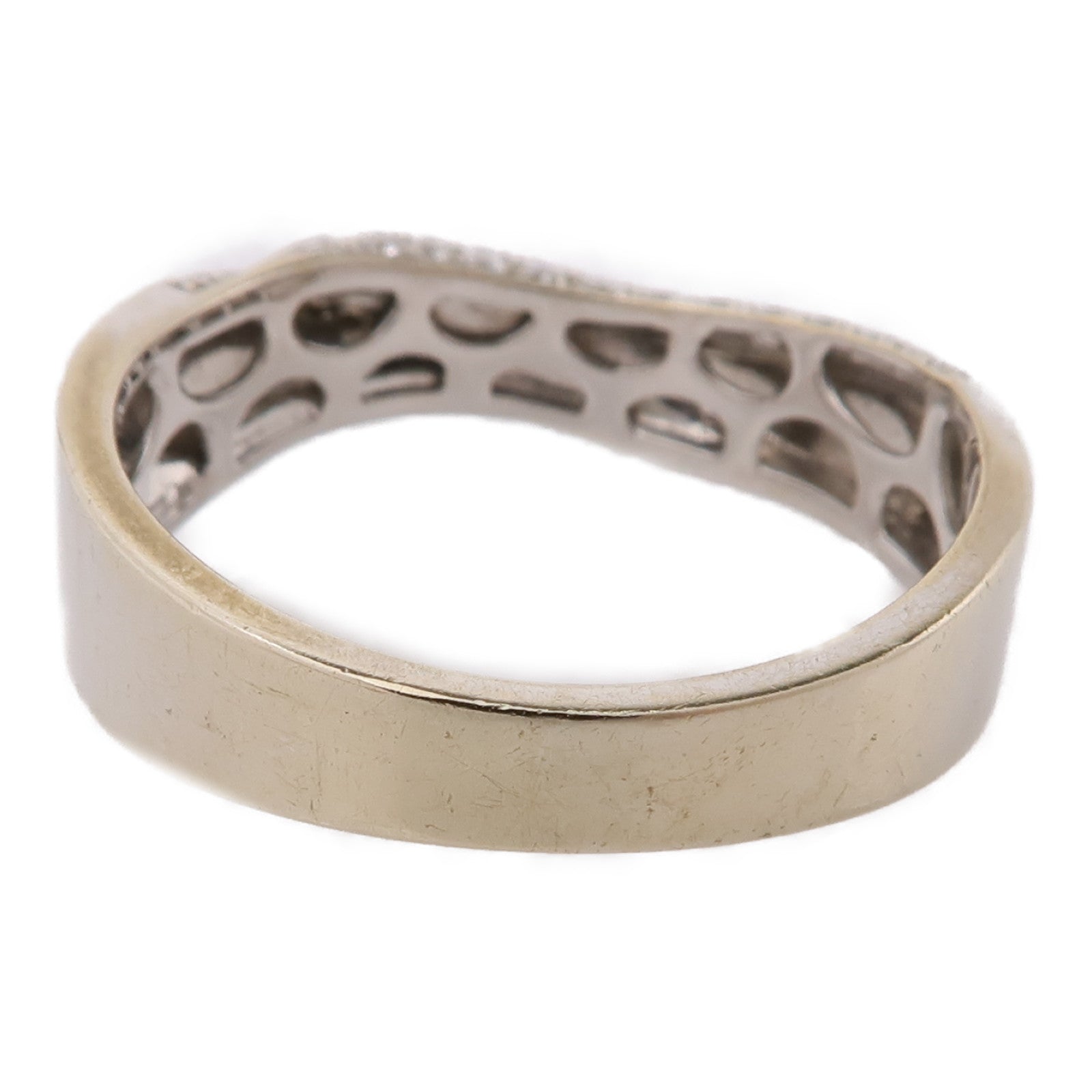 JEWELRY Diamond Ring 18K White Gold US#9