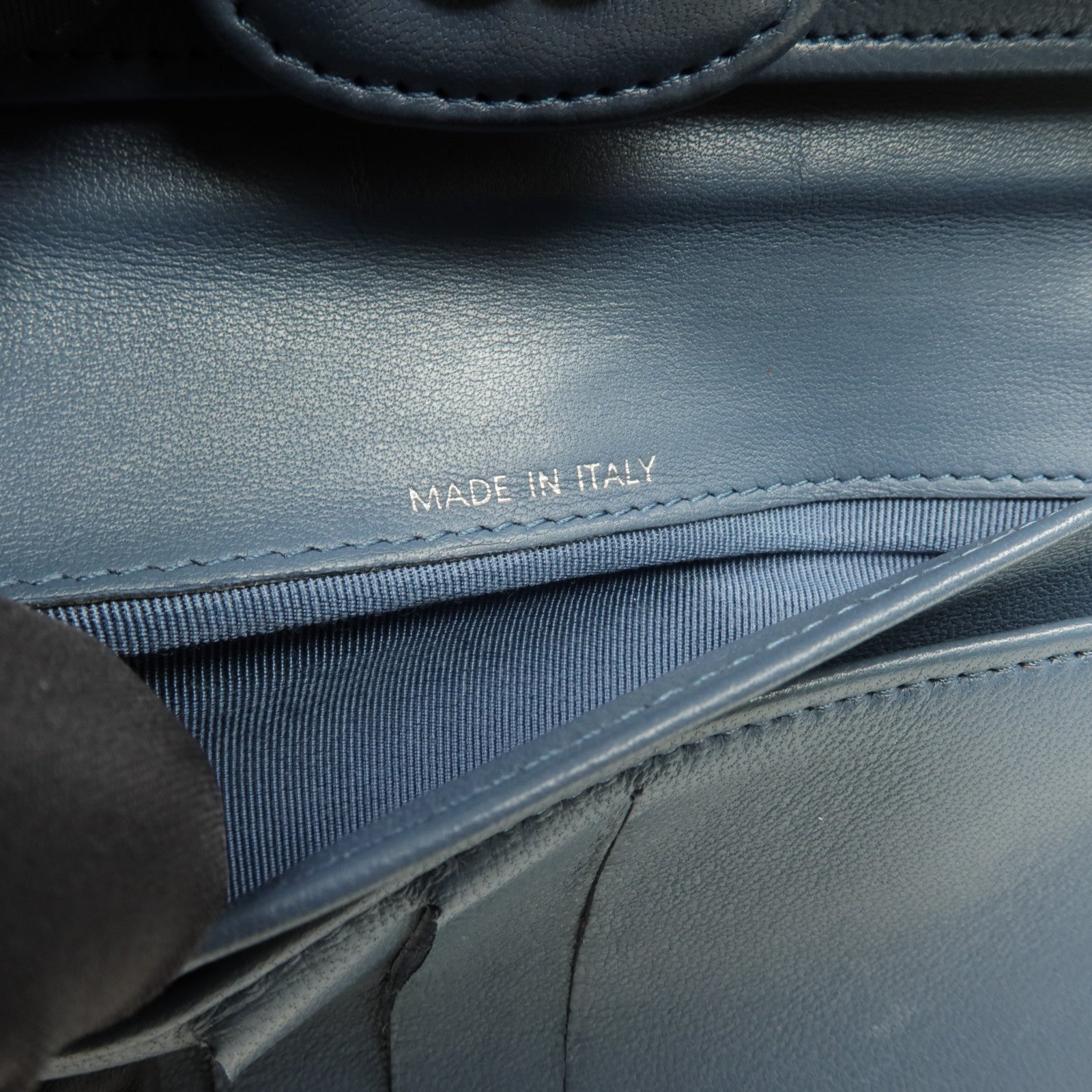 CHANEL 羊皮皮革Long Wallet銀扣長錢包