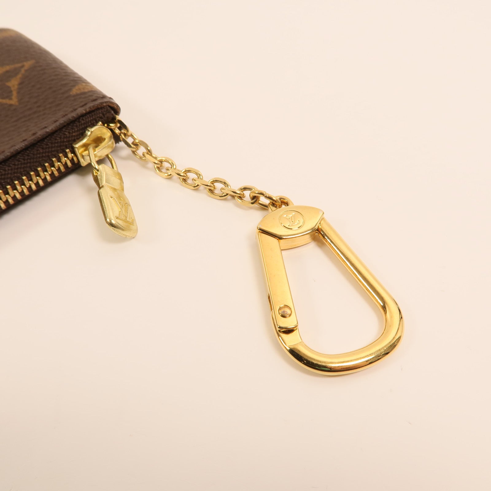 LOUIS VUITTON Monogram Key Pouch金扣鎖匙包
