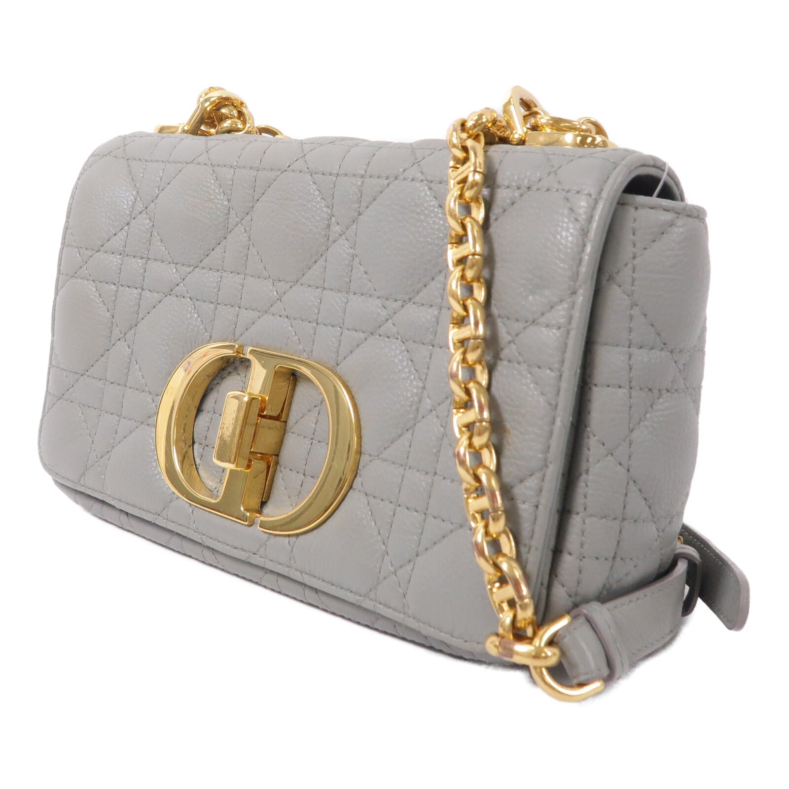 Dior 牛皮皮革Caro Small鏈帶肩背袋