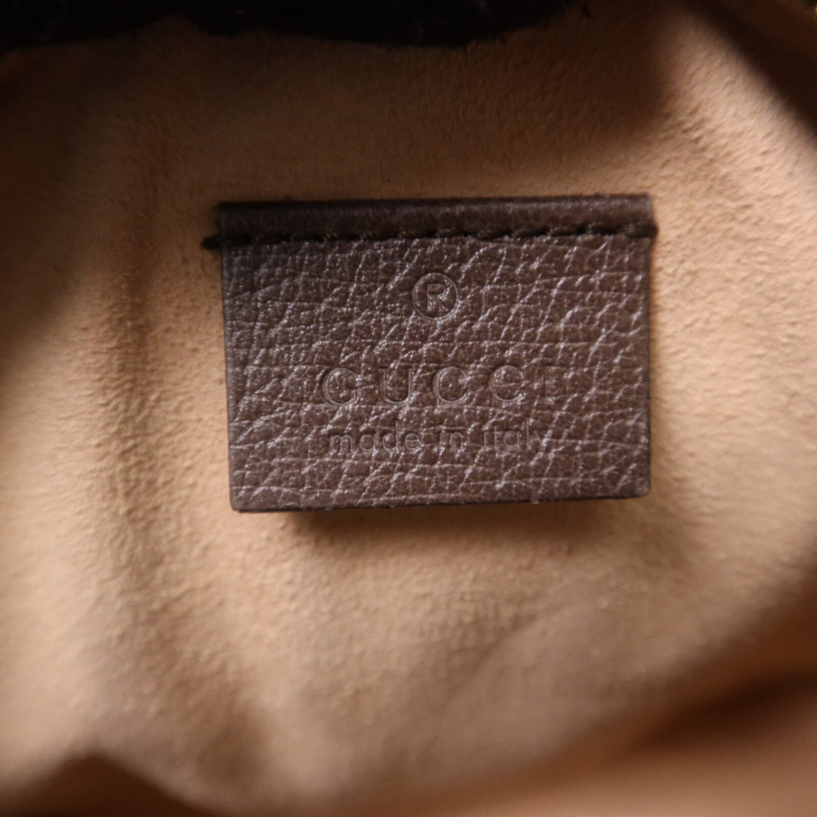 GUCCI 塗層帆布Ophidia金扣鏈帶肩背袋