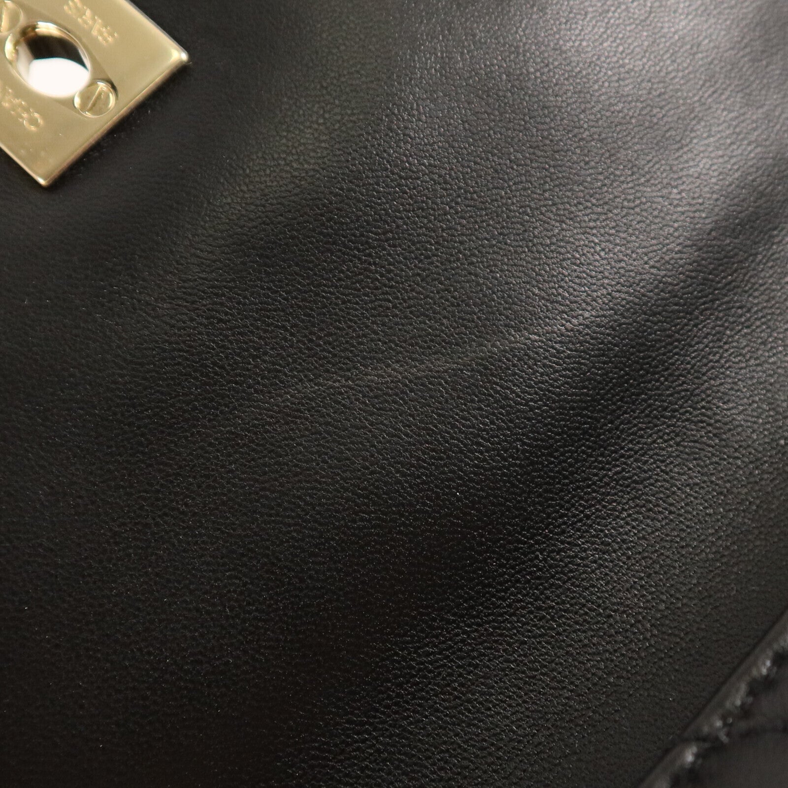 CHANEL 羊皮皮革Side Pack Bag金扣鏈帶肩背袋